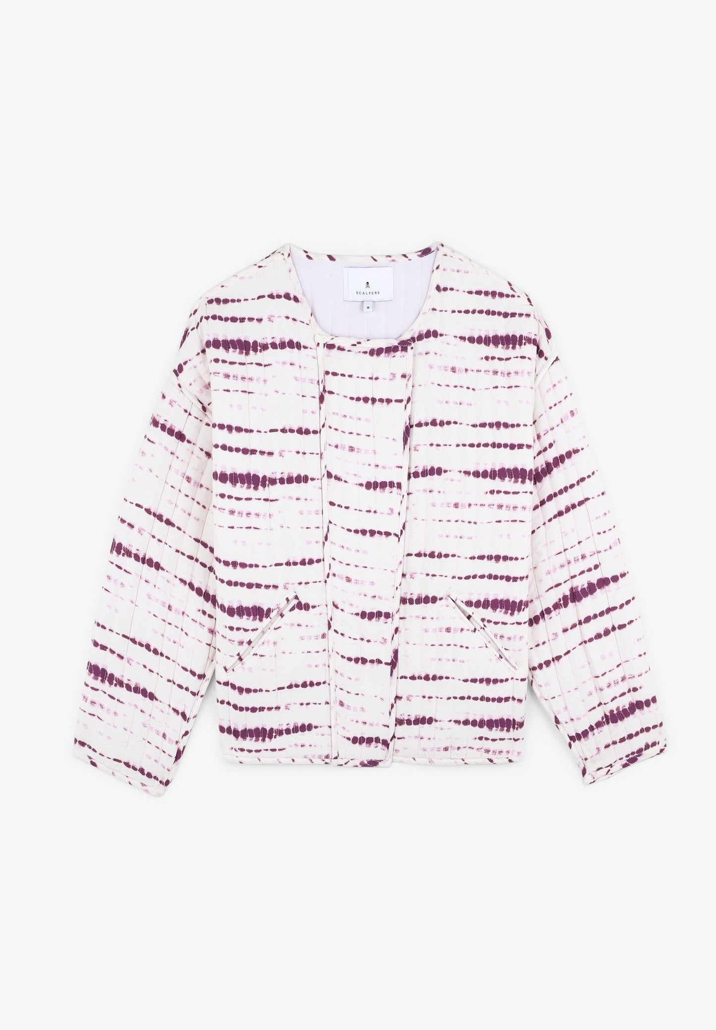 CASACO ÀS RISCAS TIE-DYE