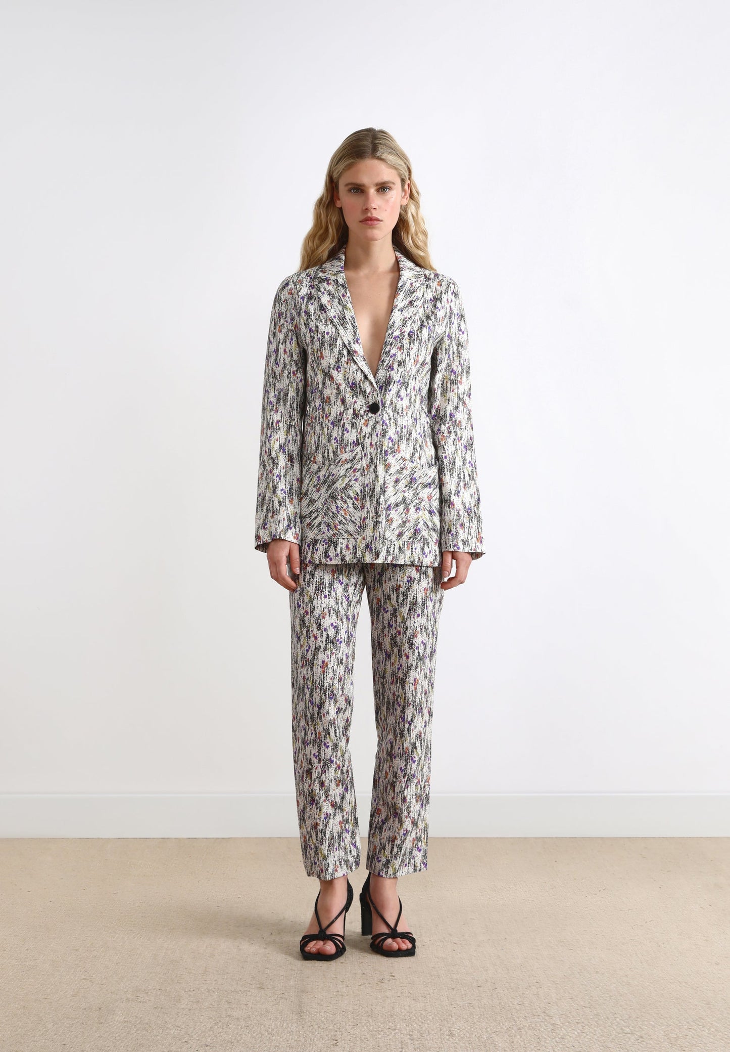 CALÇAS MULTICOLORES EM LINHO