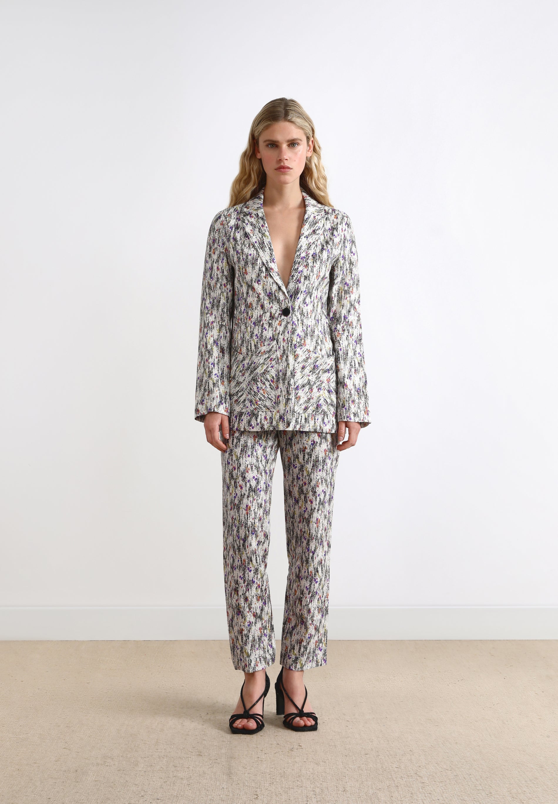 CALÇAS MULTICOLORES EM LINHO