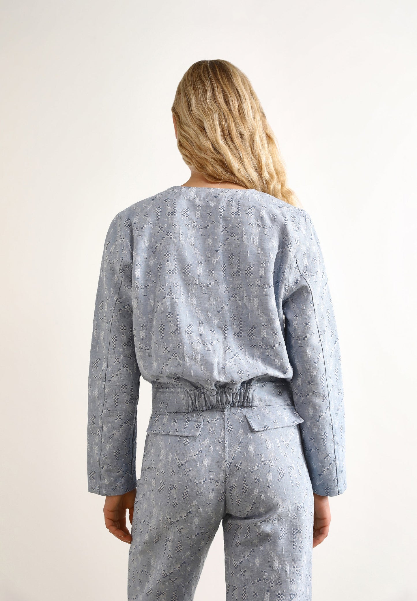 CASACO DENIM JACQUARD