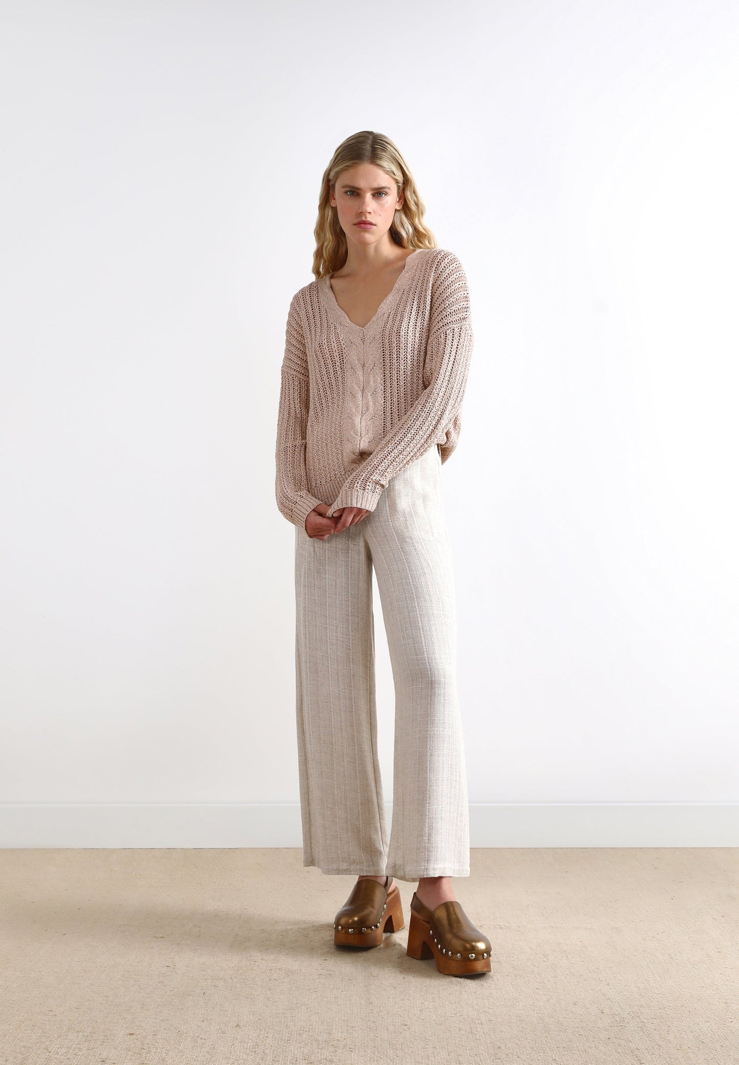 SWEATER EM MALHA DE CABO