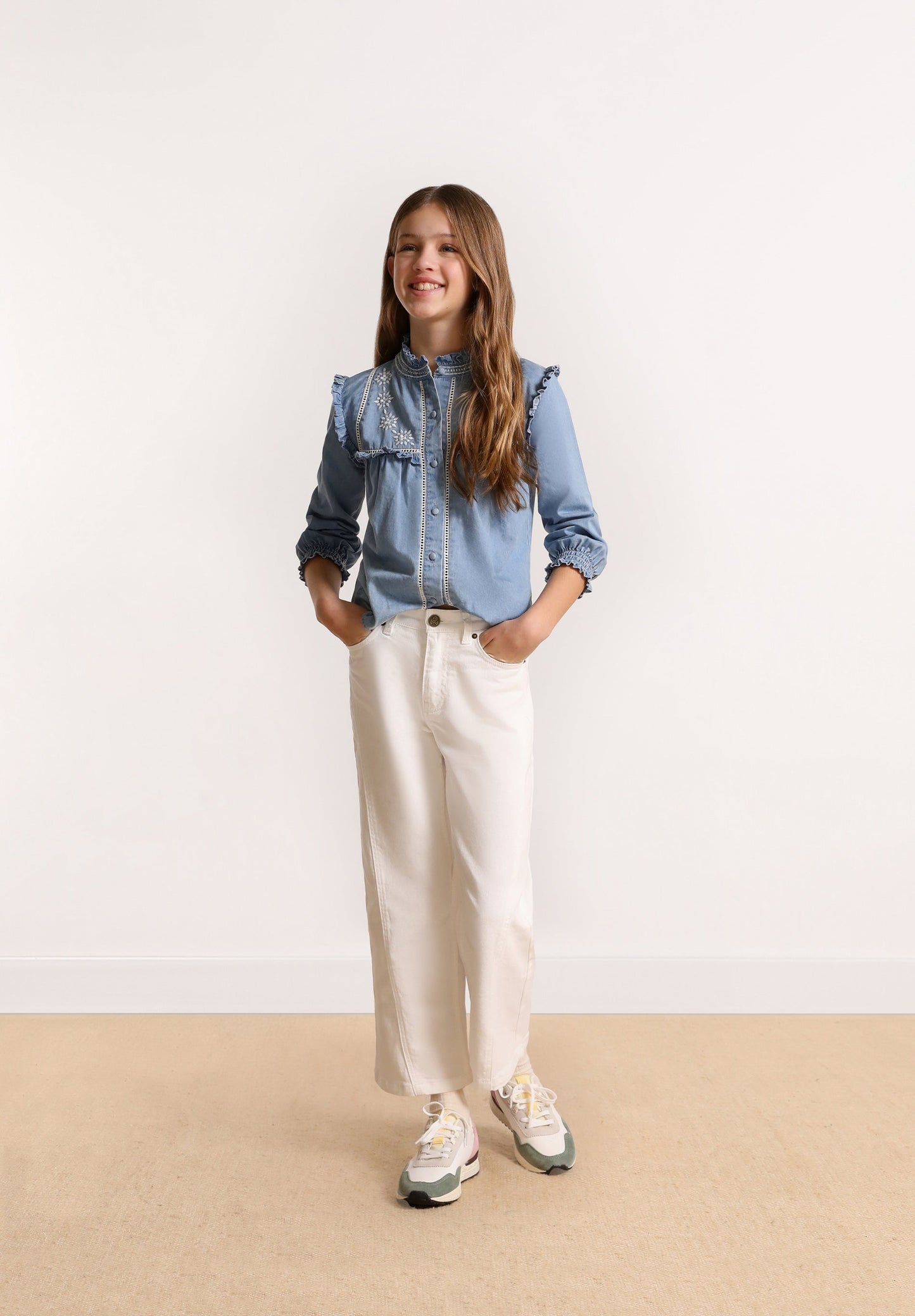 CALÇAS CULOTTES COM COSTURA