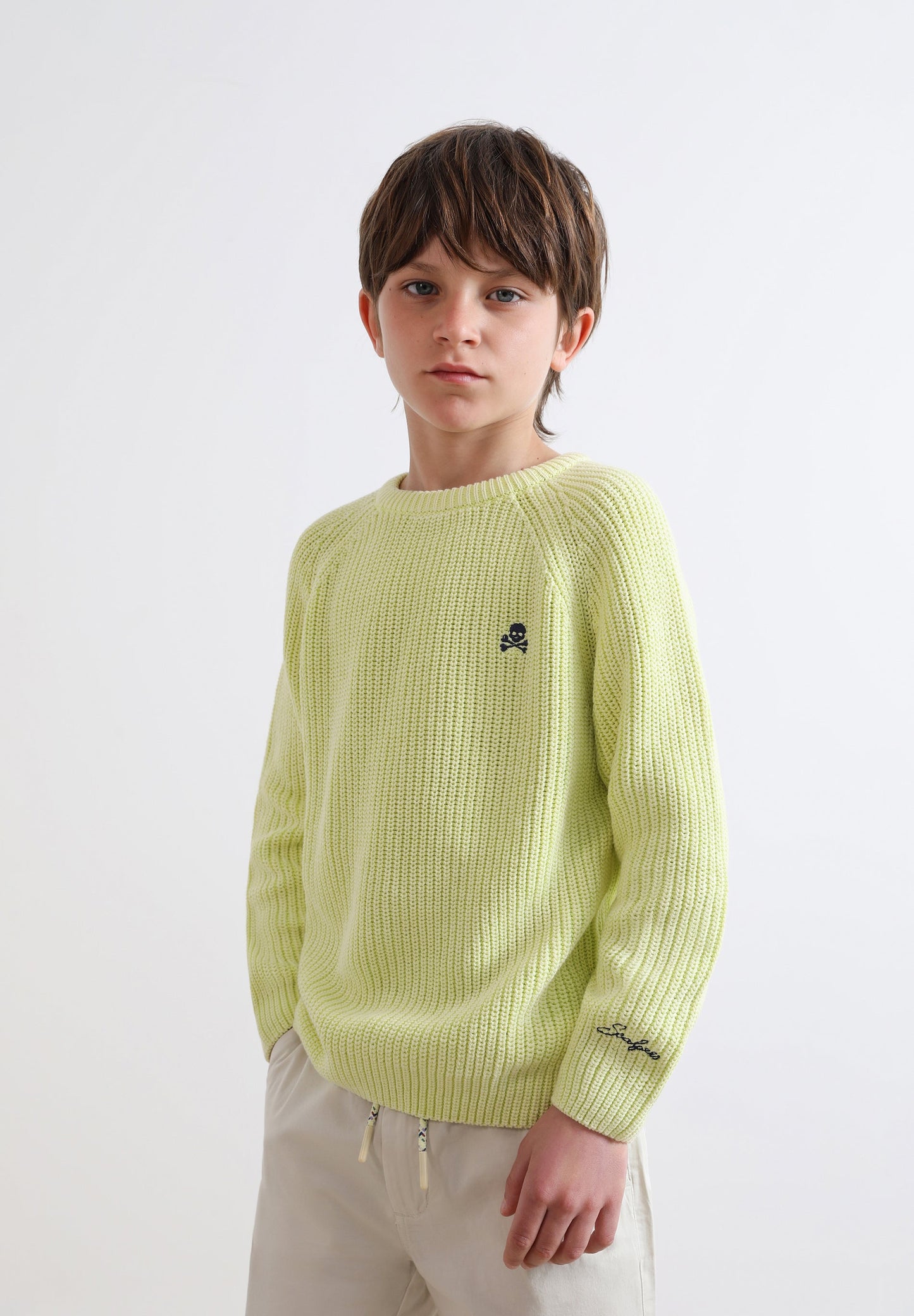 SWEATER VINTAGE COM LOGO