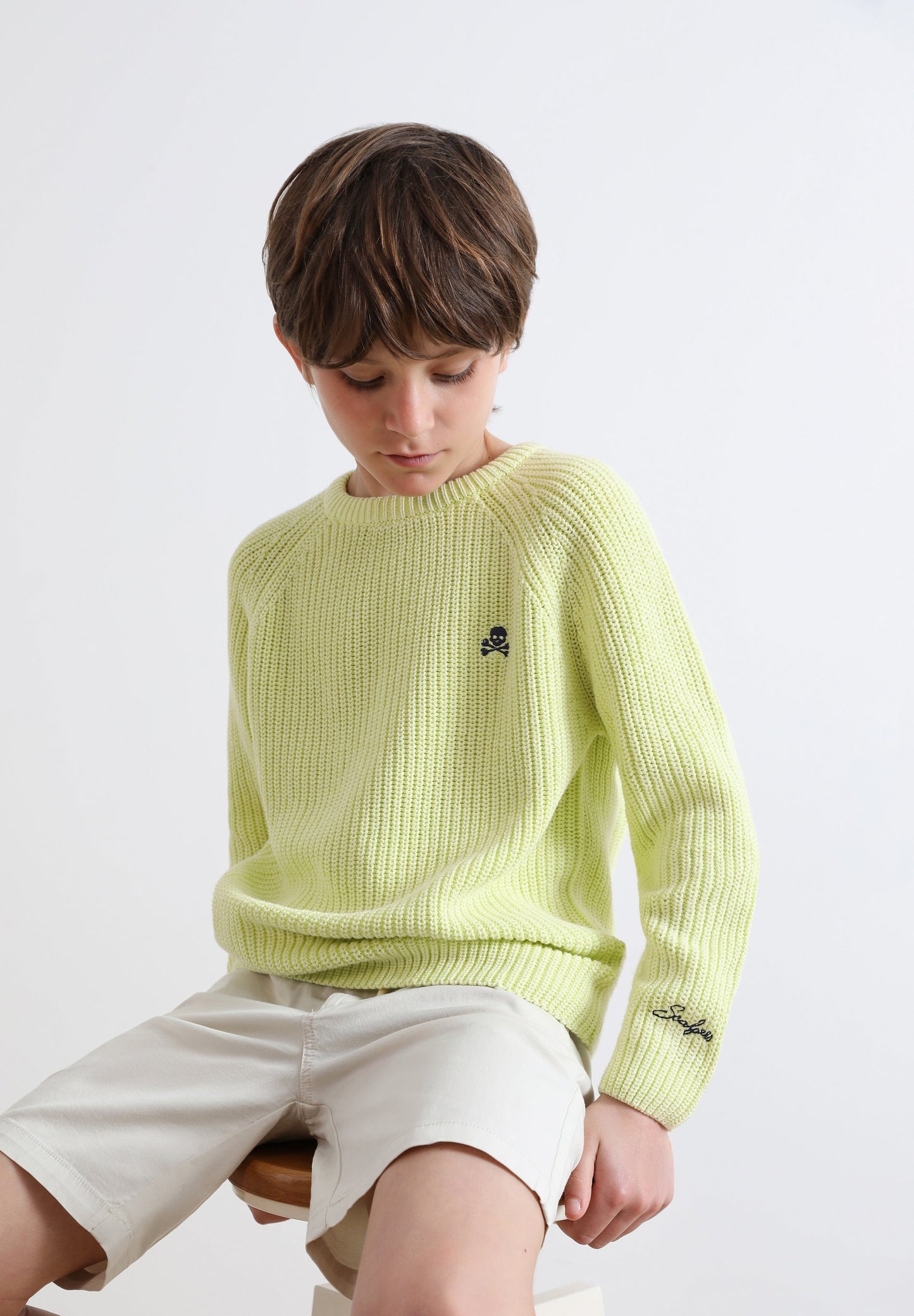 SWEATER VINTAGE COM LOGO