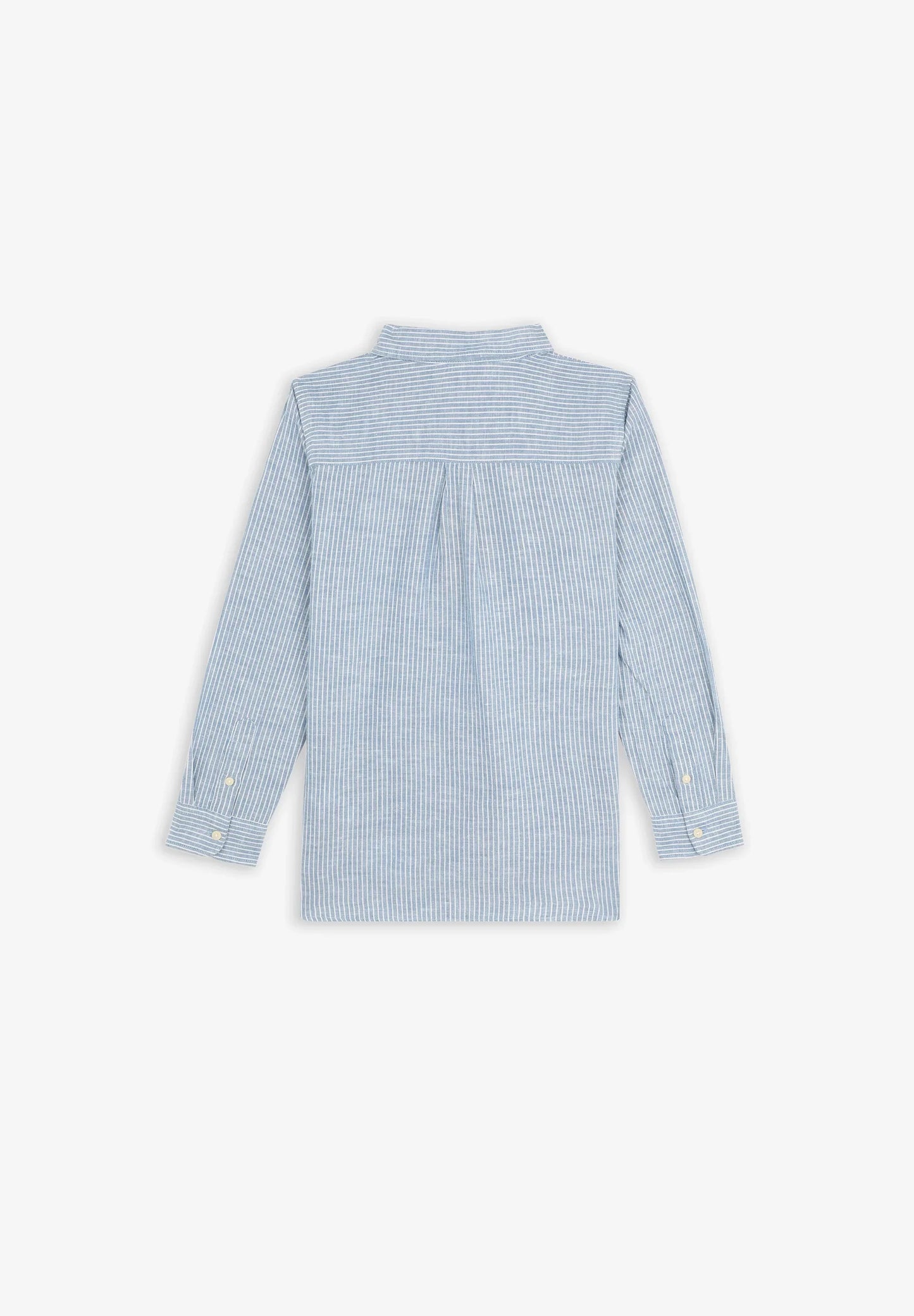 CAMISA ÀS RISCAS DENIM