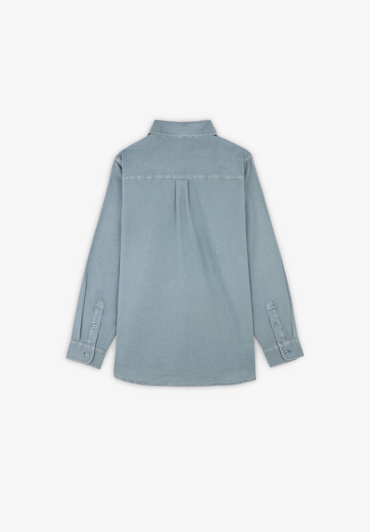 CAMISA COM LOGÓTIPO BORDADO NO TOM