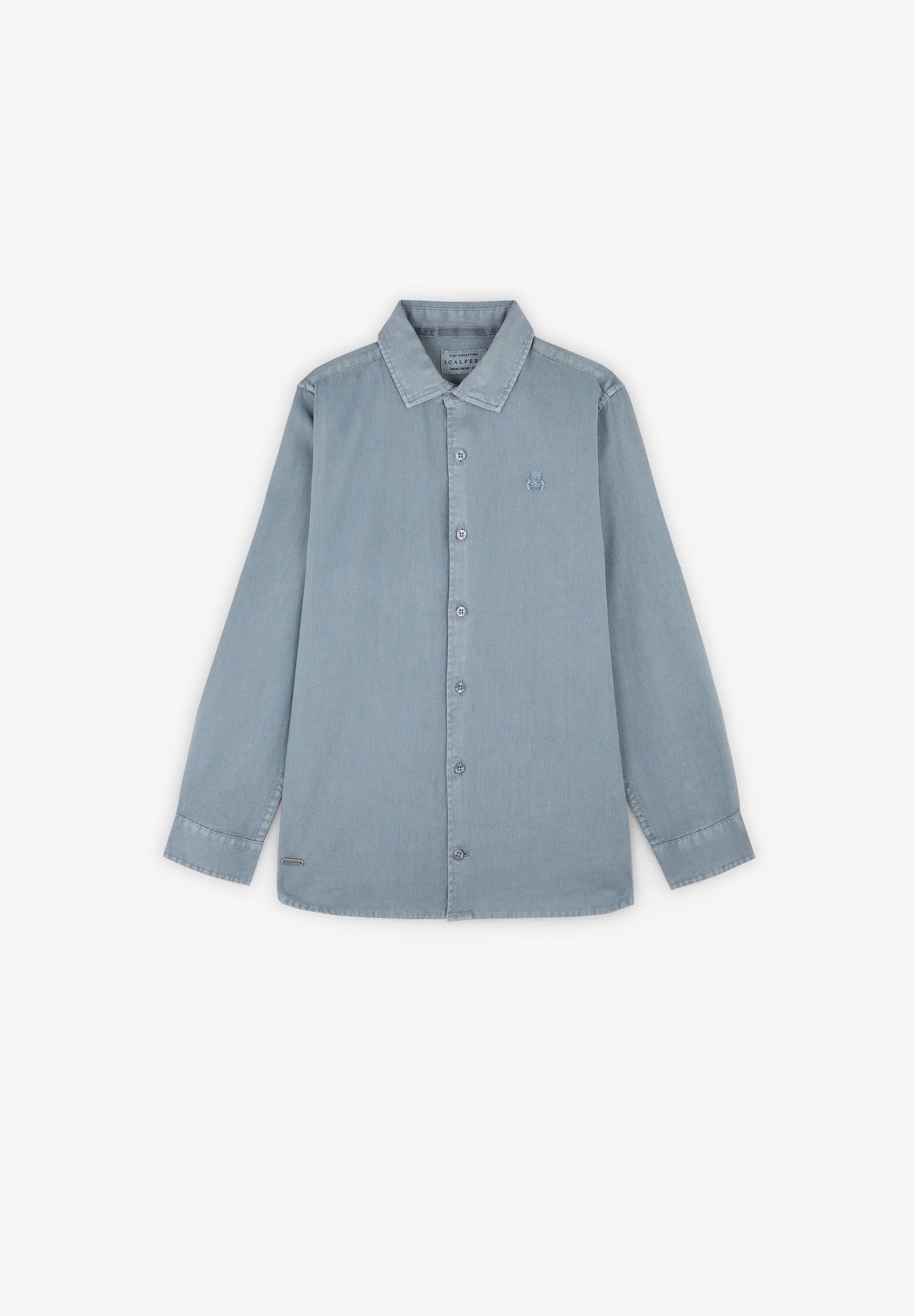 CAMISA COM LOGÓTIPO BORDADO NO TOM