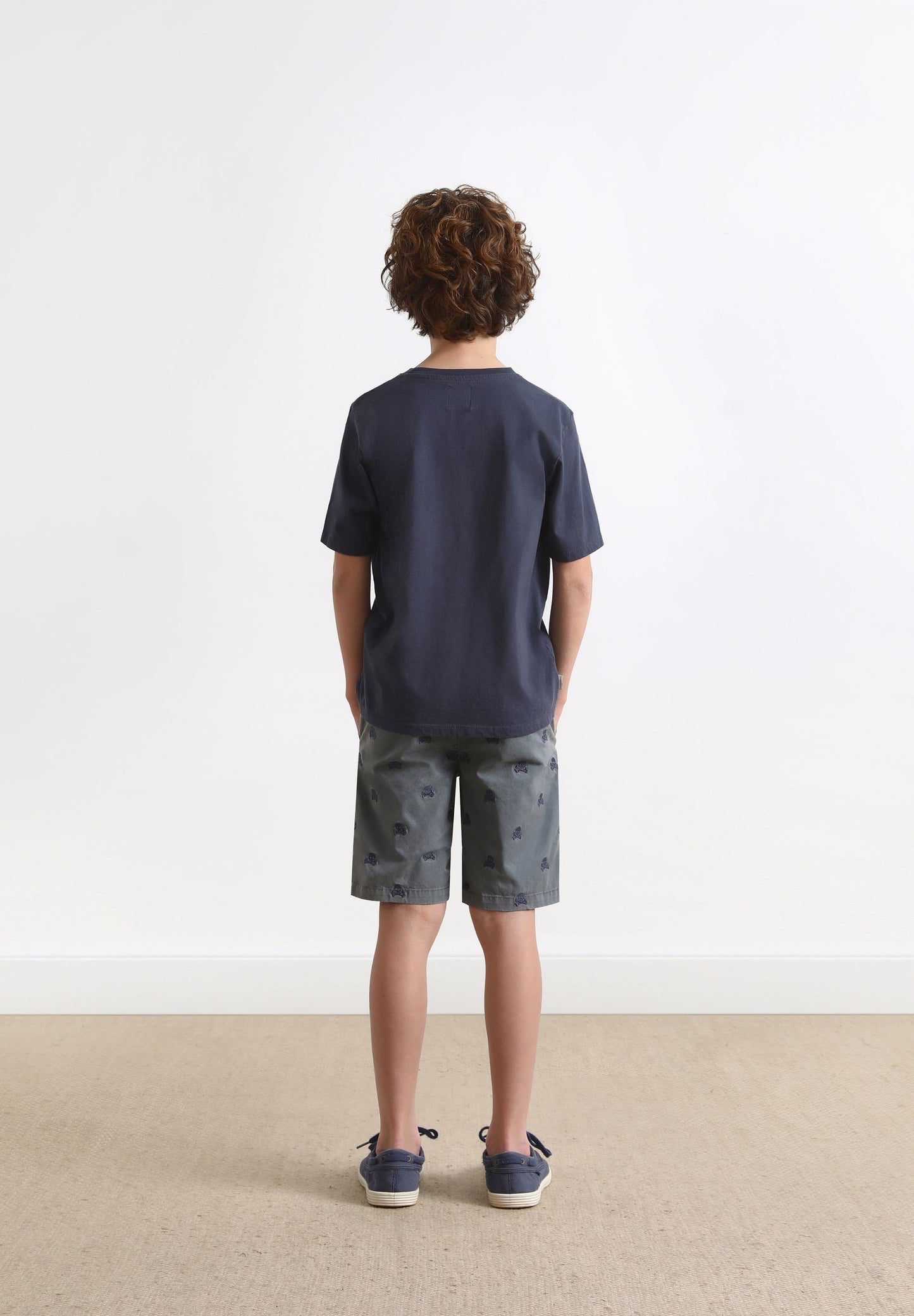 CALÇÕES BERMUDA COM LOGÓTIPO ALL OVER