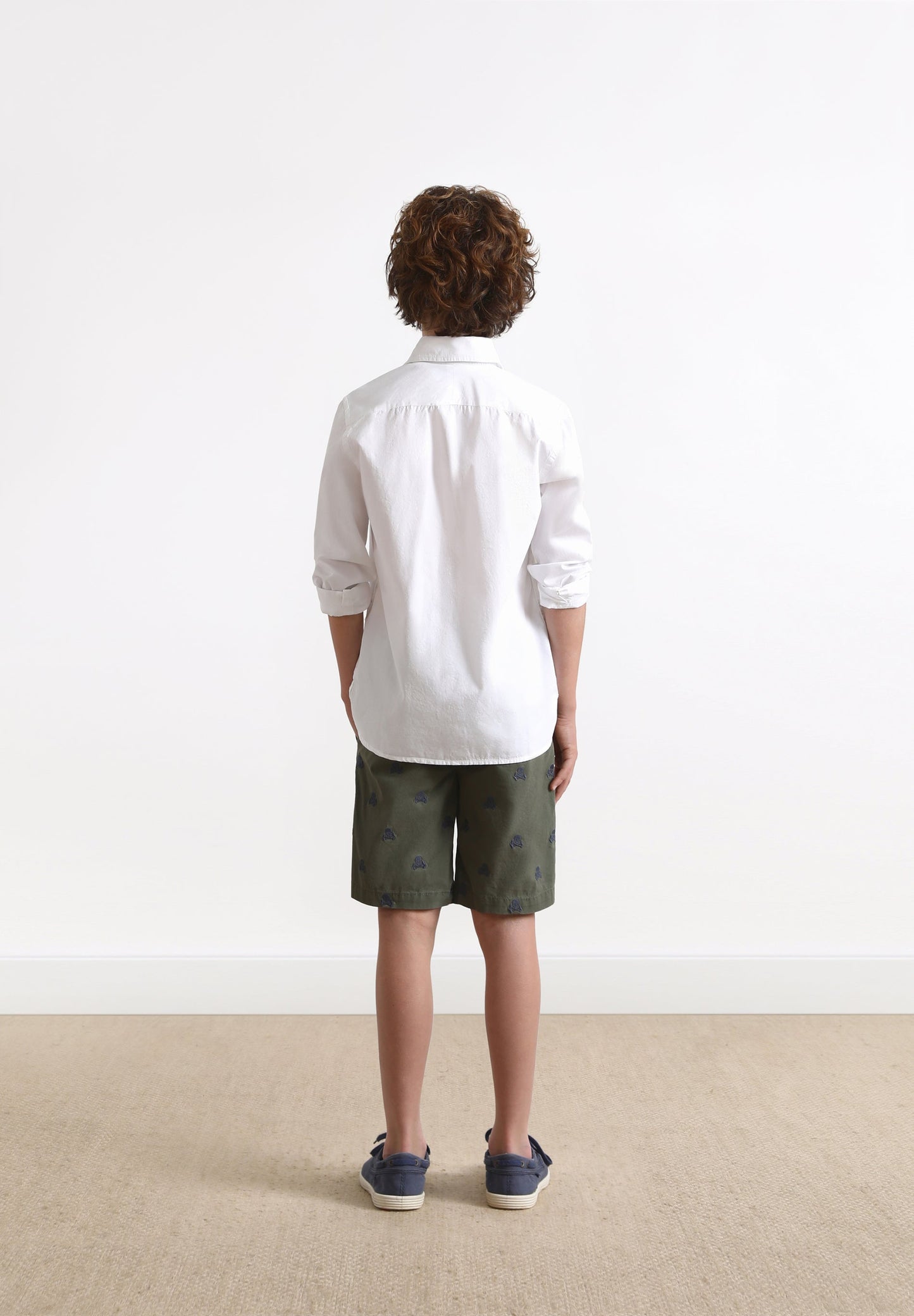 CALÇÕES BERMUDA COM LOGÓTIPO ALL OVER