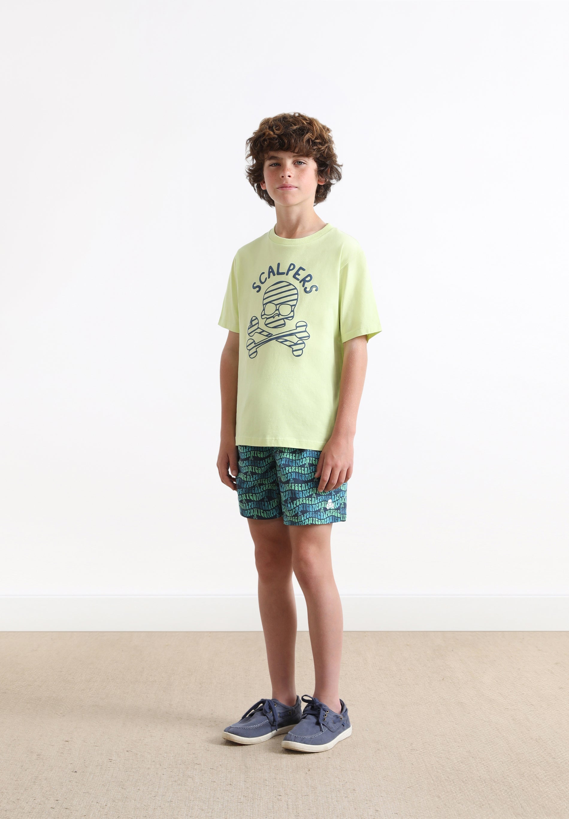 CALÇÕES DE BANHO COM LOGO ALL OVER PRINT