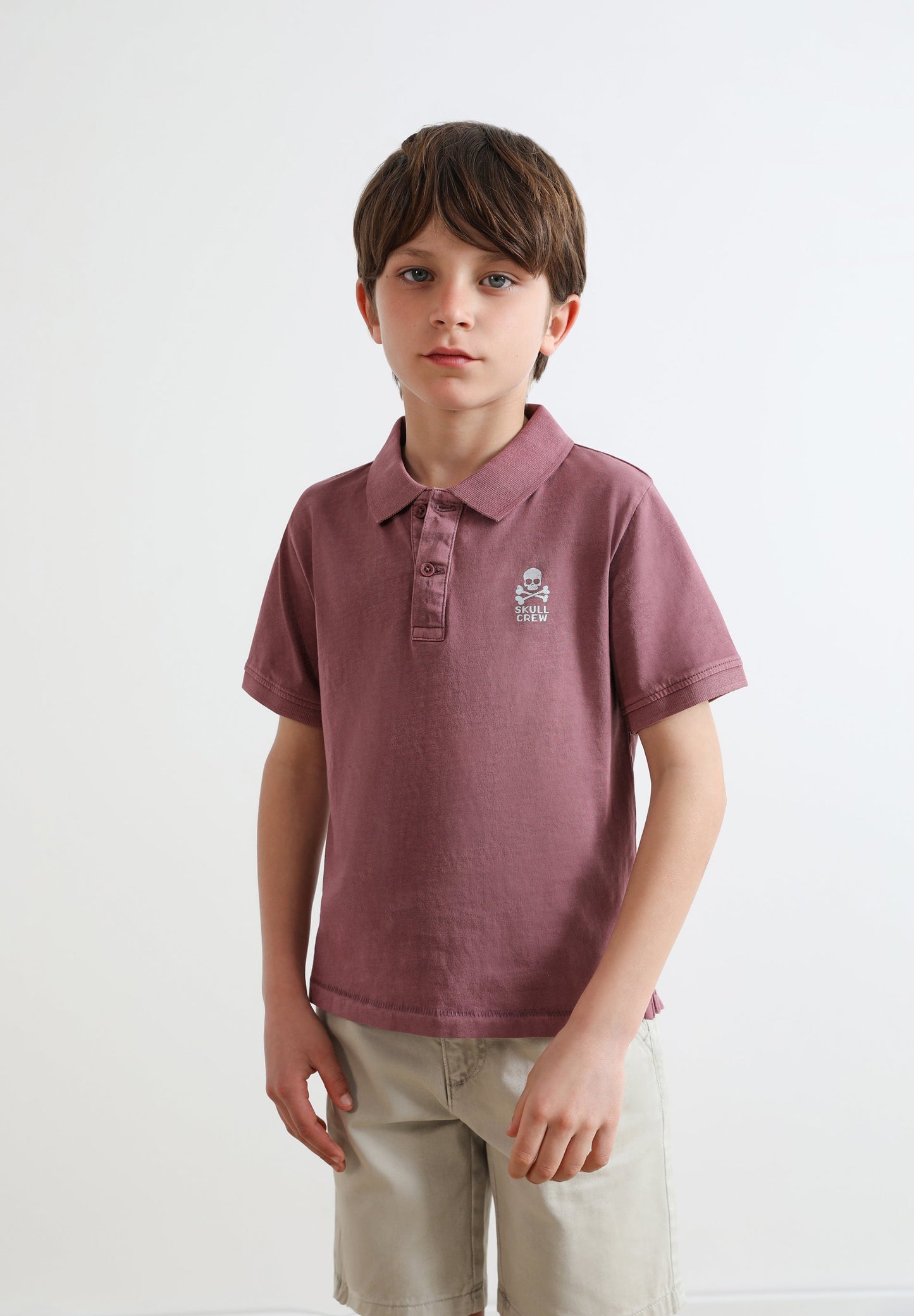 CAMISA POLO COM TECIDO TIPO T-SHIRT