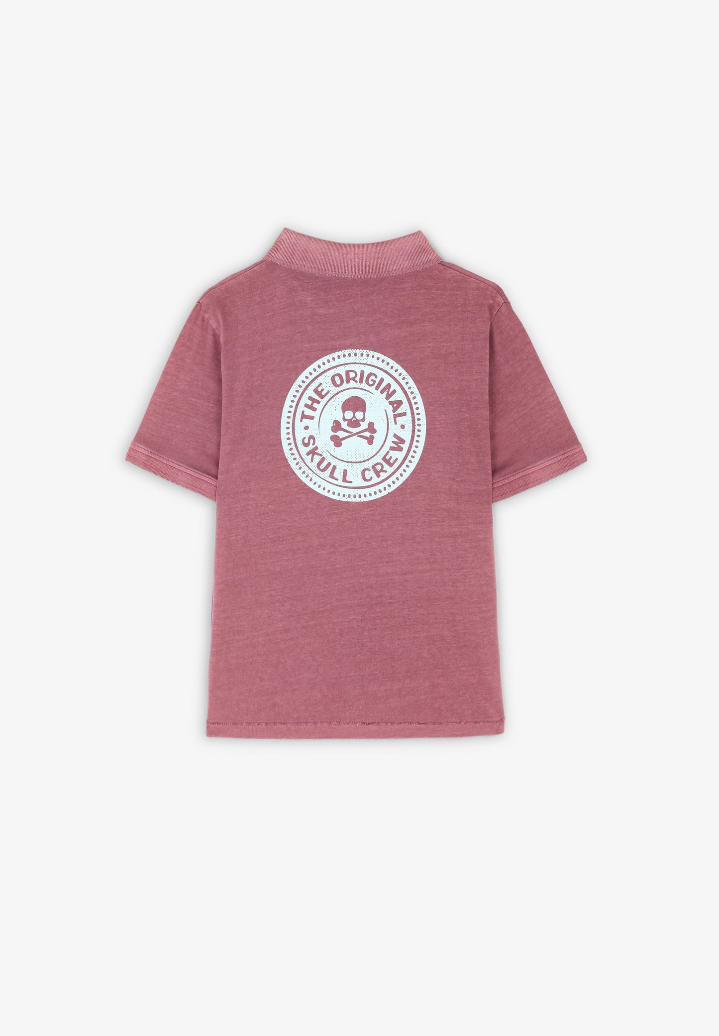 CAMISA POLO COM TECIDO TIPO T-SHIRT