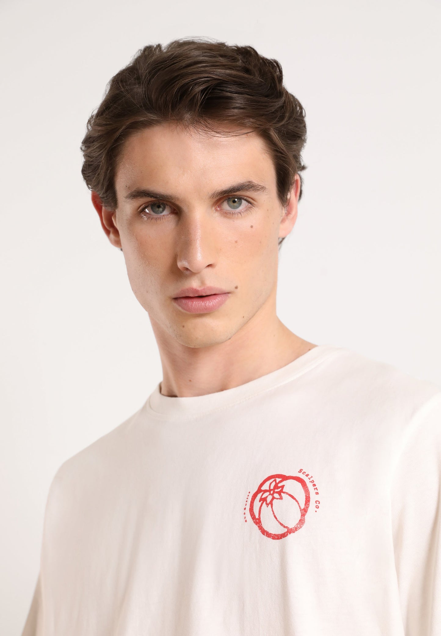 T-SHIRT COM PADRÃO DE POMODORO