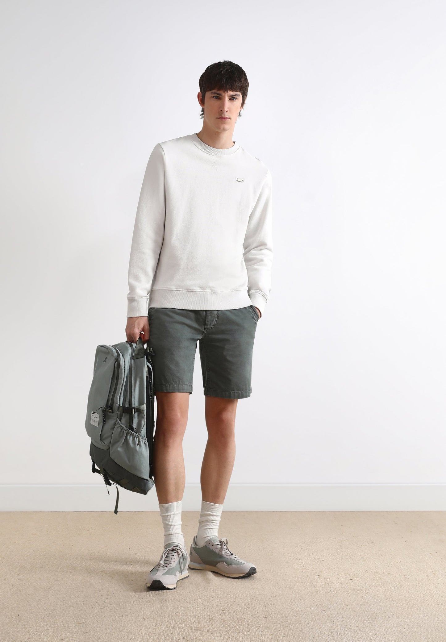 SWEATSHIRT CIRCULAR FLOCKED