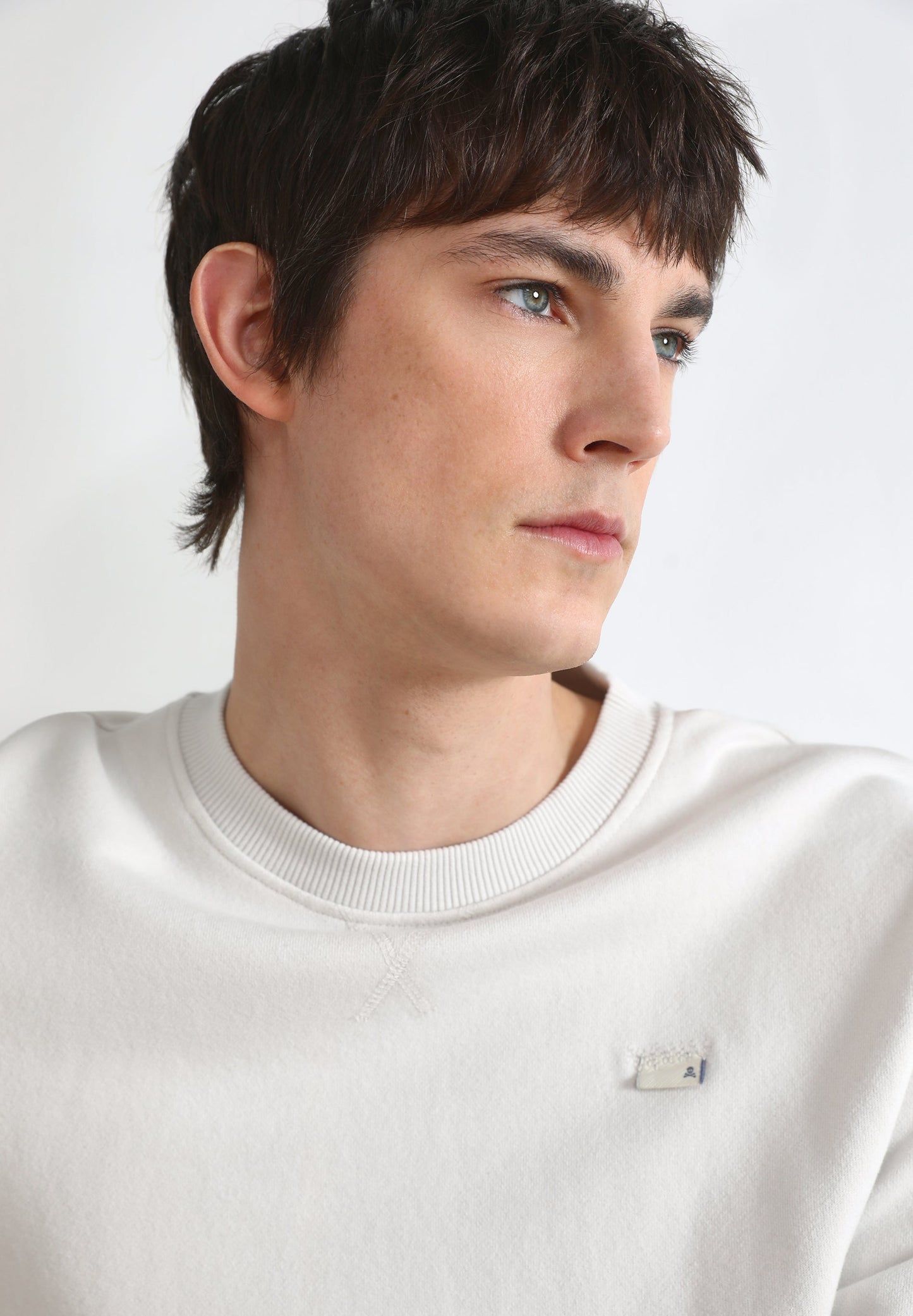 SWEATSHIRT CIRCULAR FLOCKED