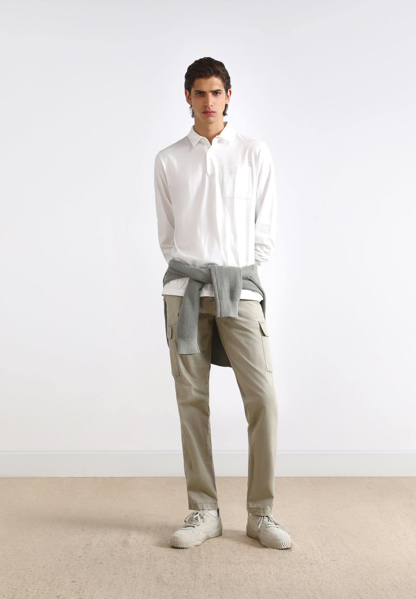 CAMISA POLO T-SHIRT COM BOLSO