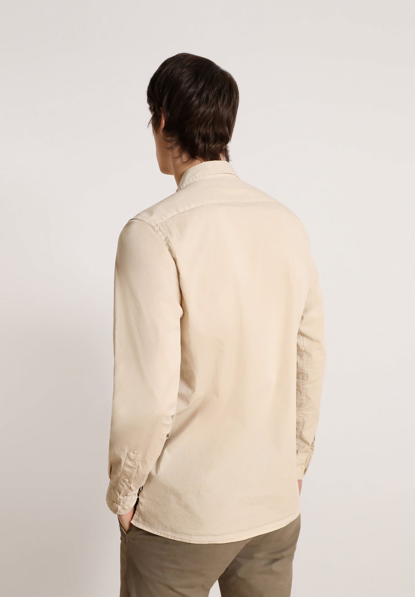 CAMISA TIPO PIJAMA COM BOLSO