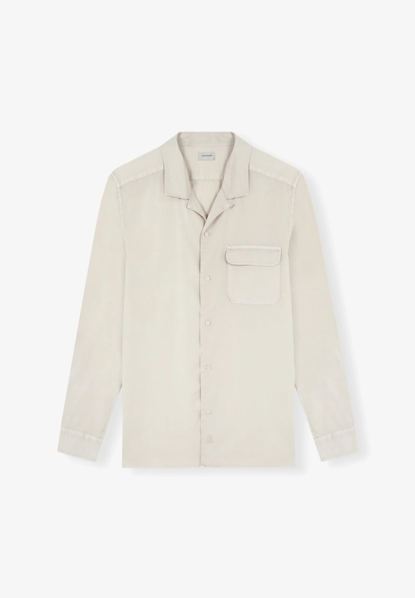 CAMISA TIPO PIJAMA COM BOLSO