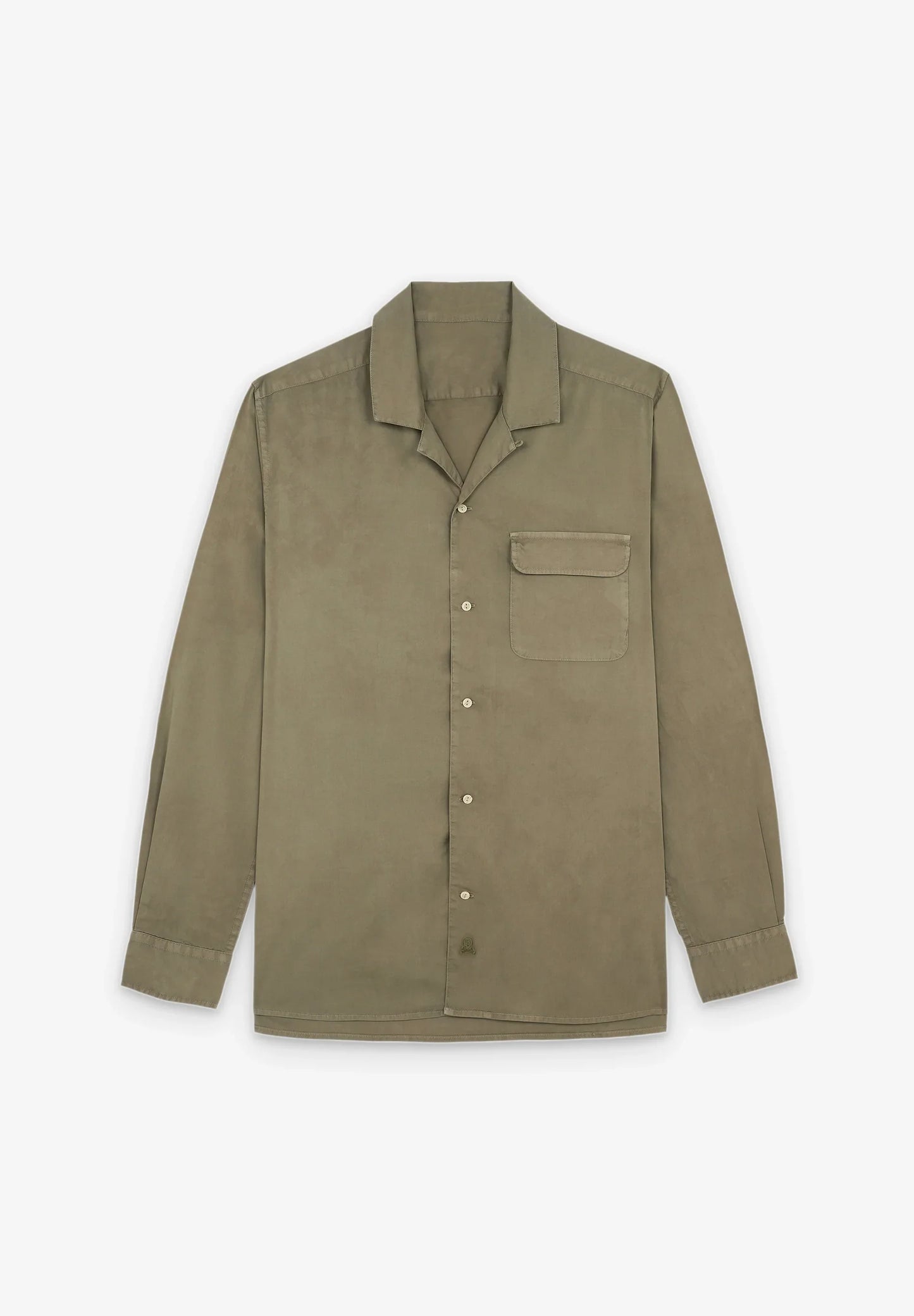 CAMISA TIPO PIJAMA COM BOLSO