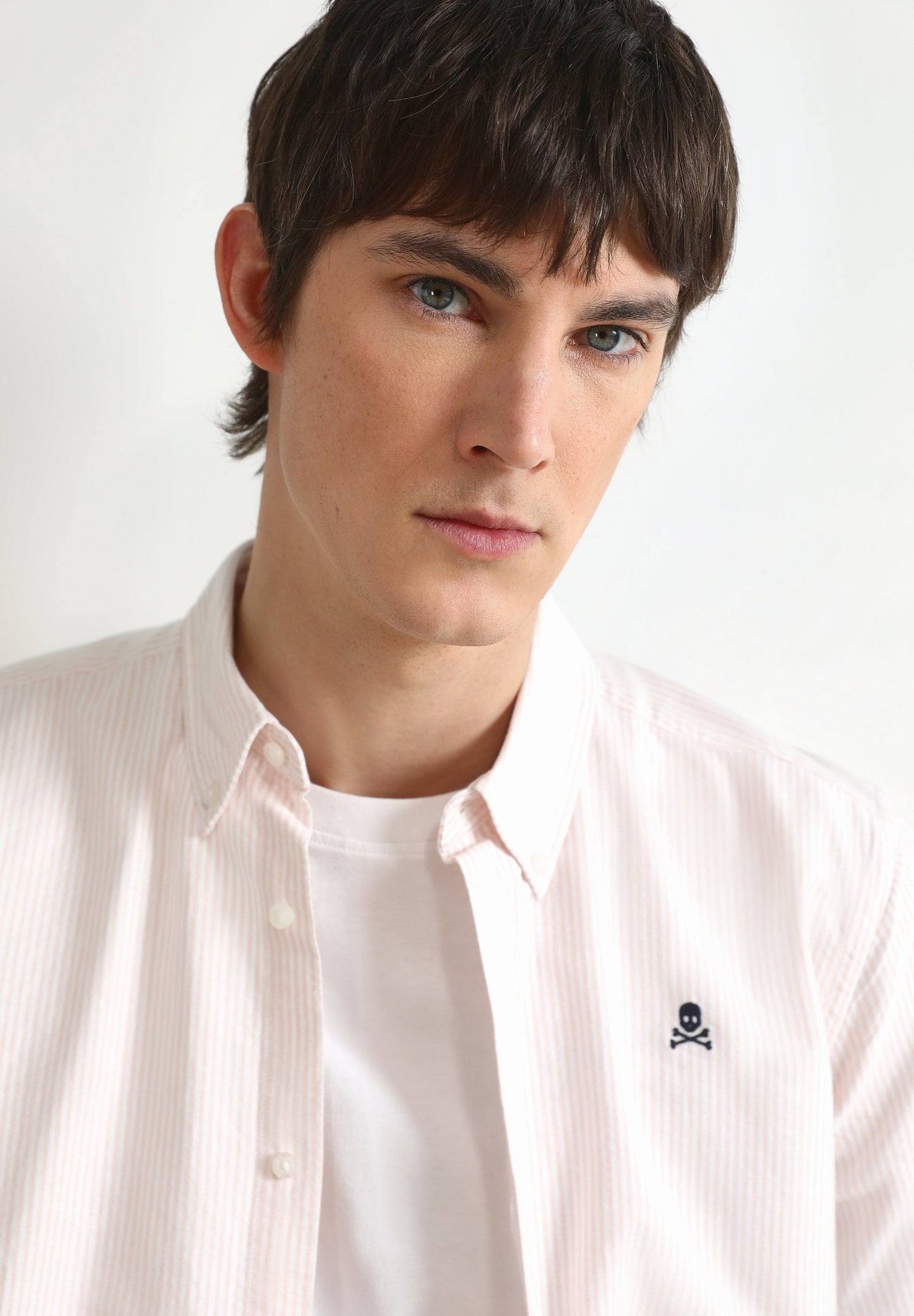 CAMISA OXFORD ÀS RISCAS