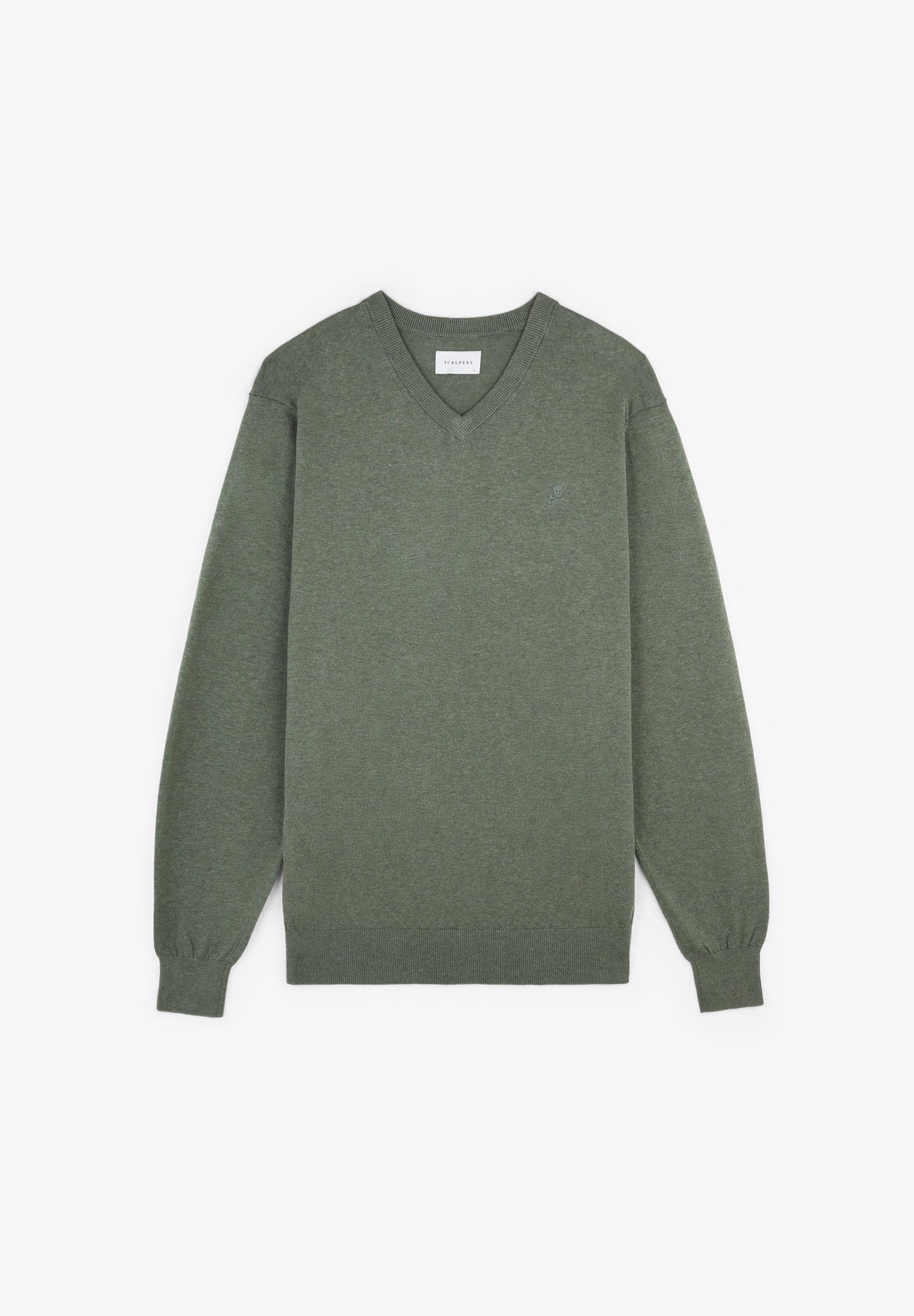 SWEATER DECOTE EM V COM LOGO