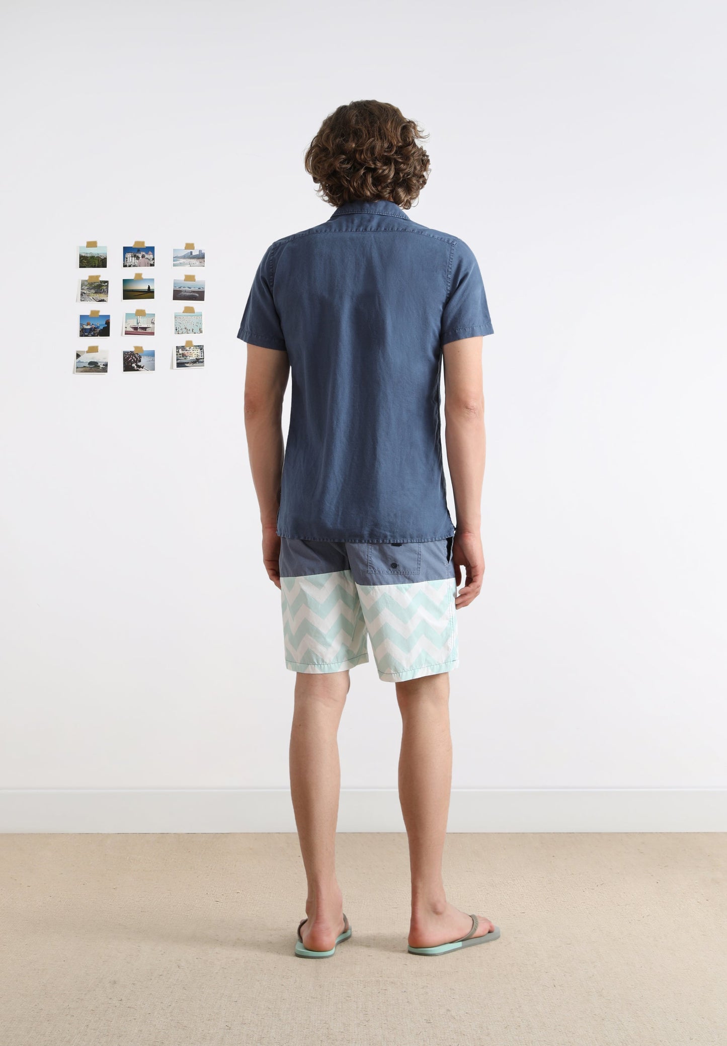 CALÇÕES DE BANHO COM PADRÃO ZIGUEZAGUE