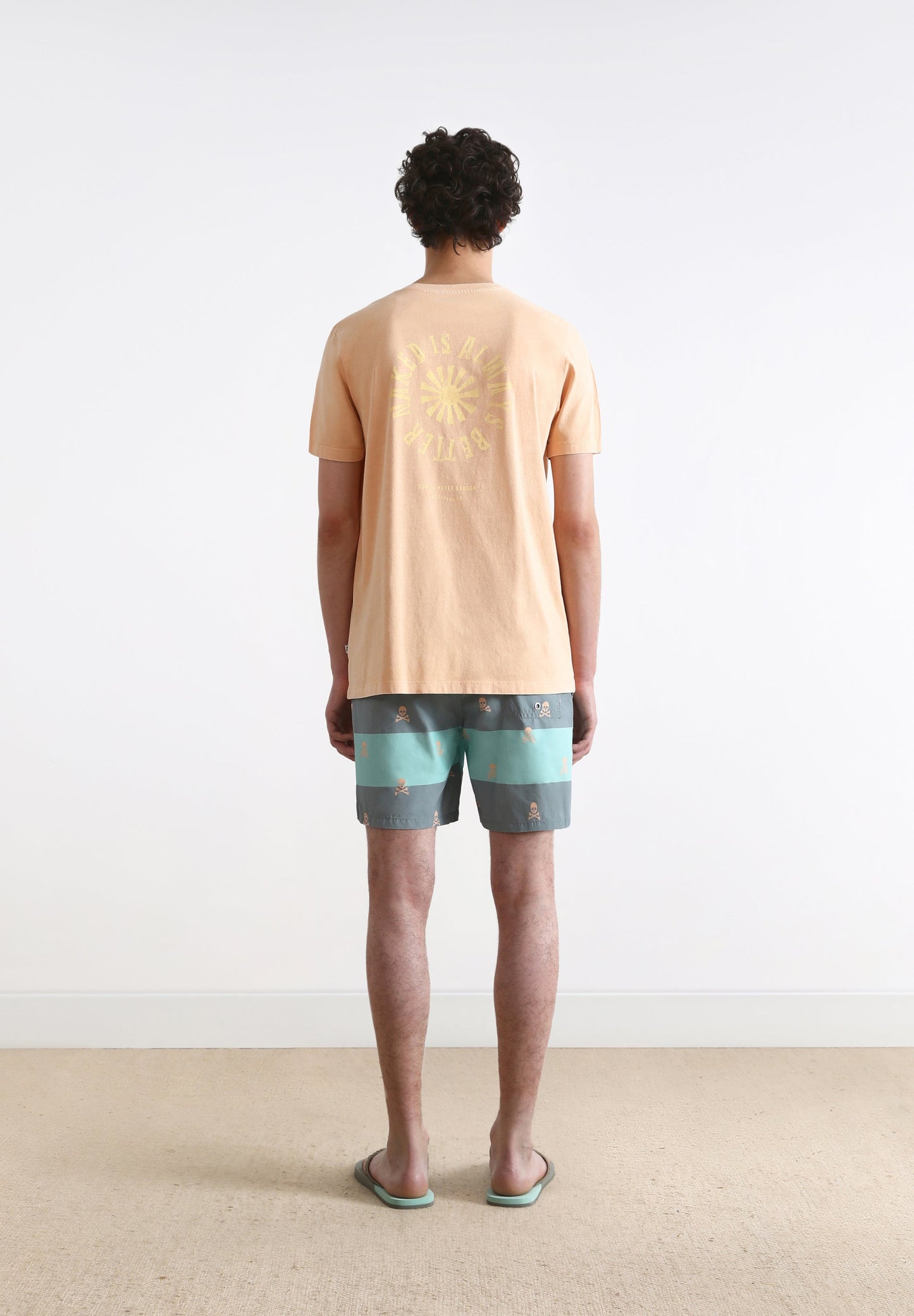 CALÇÕES DE BANHO RISCAS E SKULLS