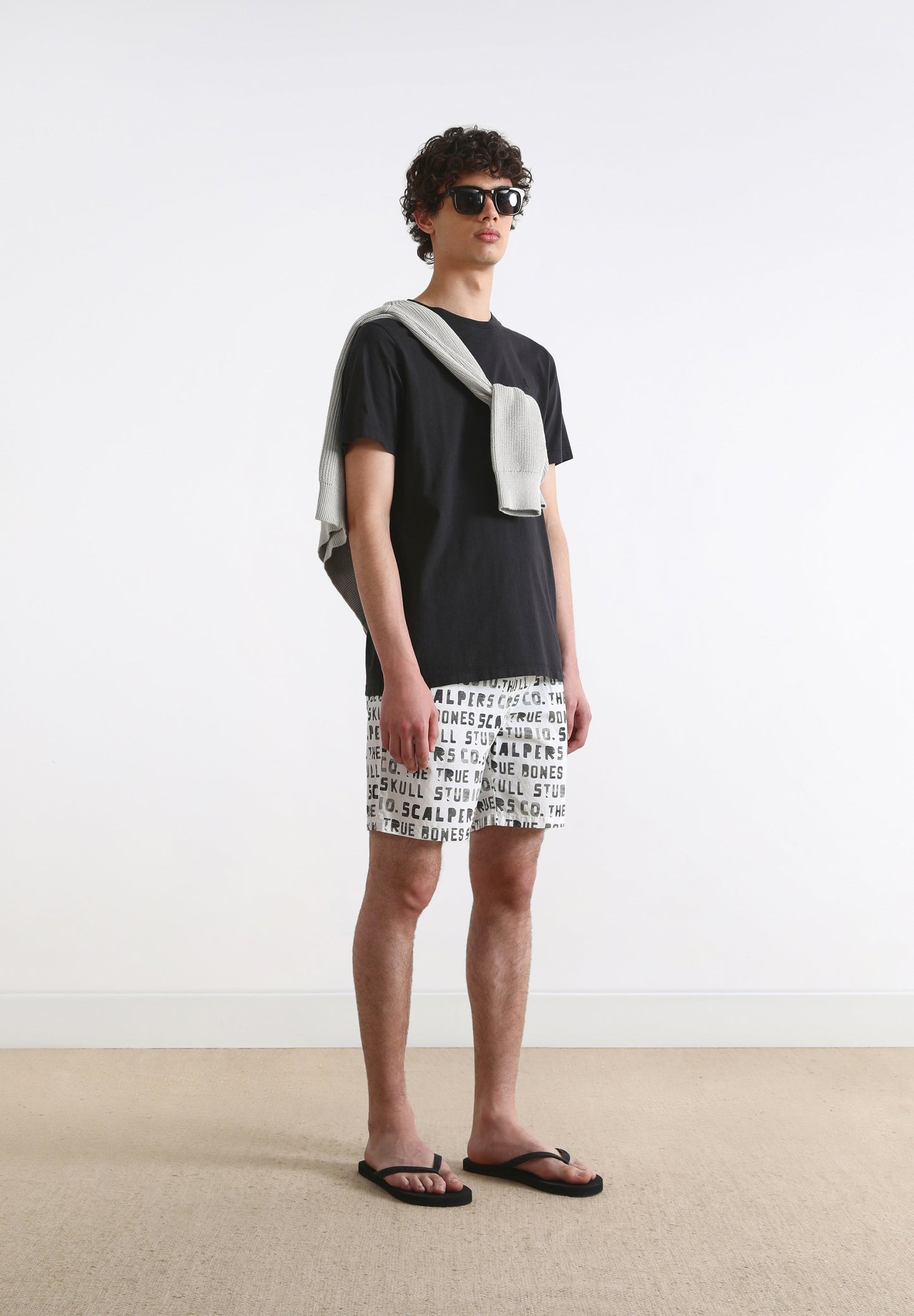 CALÇÕES DE BANHO COM PADRÃO DE MENSAGEM