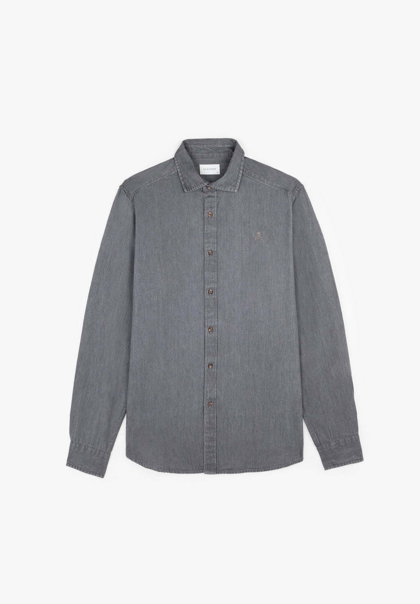 CAMISA DENIM COM BOTÕES