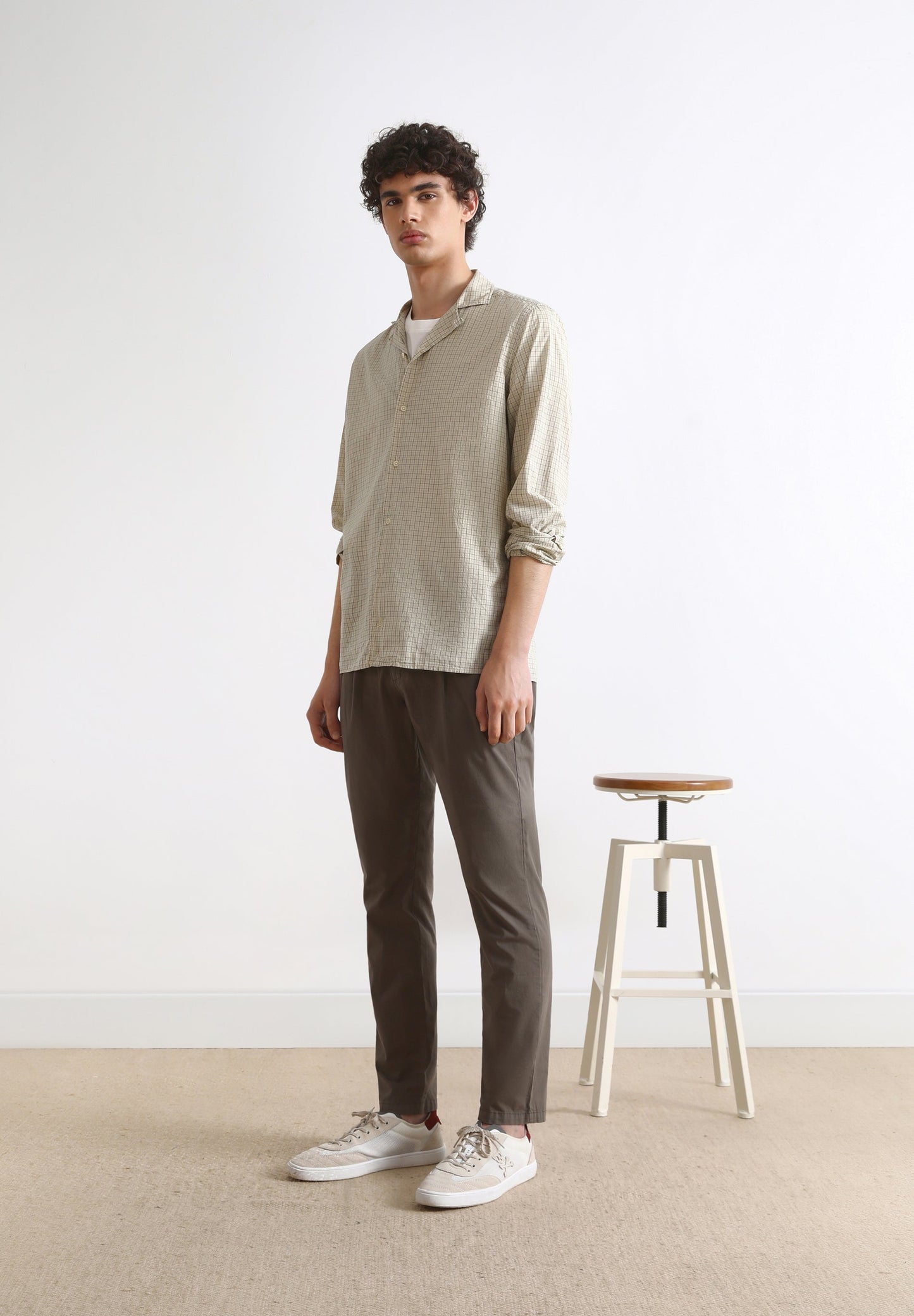 CAMISA EM POPELINA XADREZ