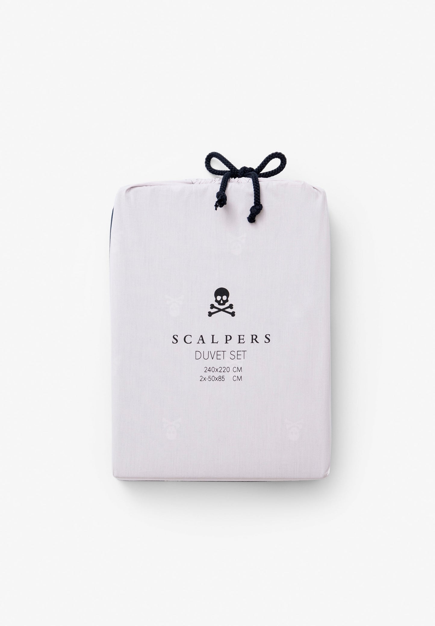 CAMA 150 CM | CONJUNTO DE CAPA DE EDREDÃO E ALMOFADAS SKULLS