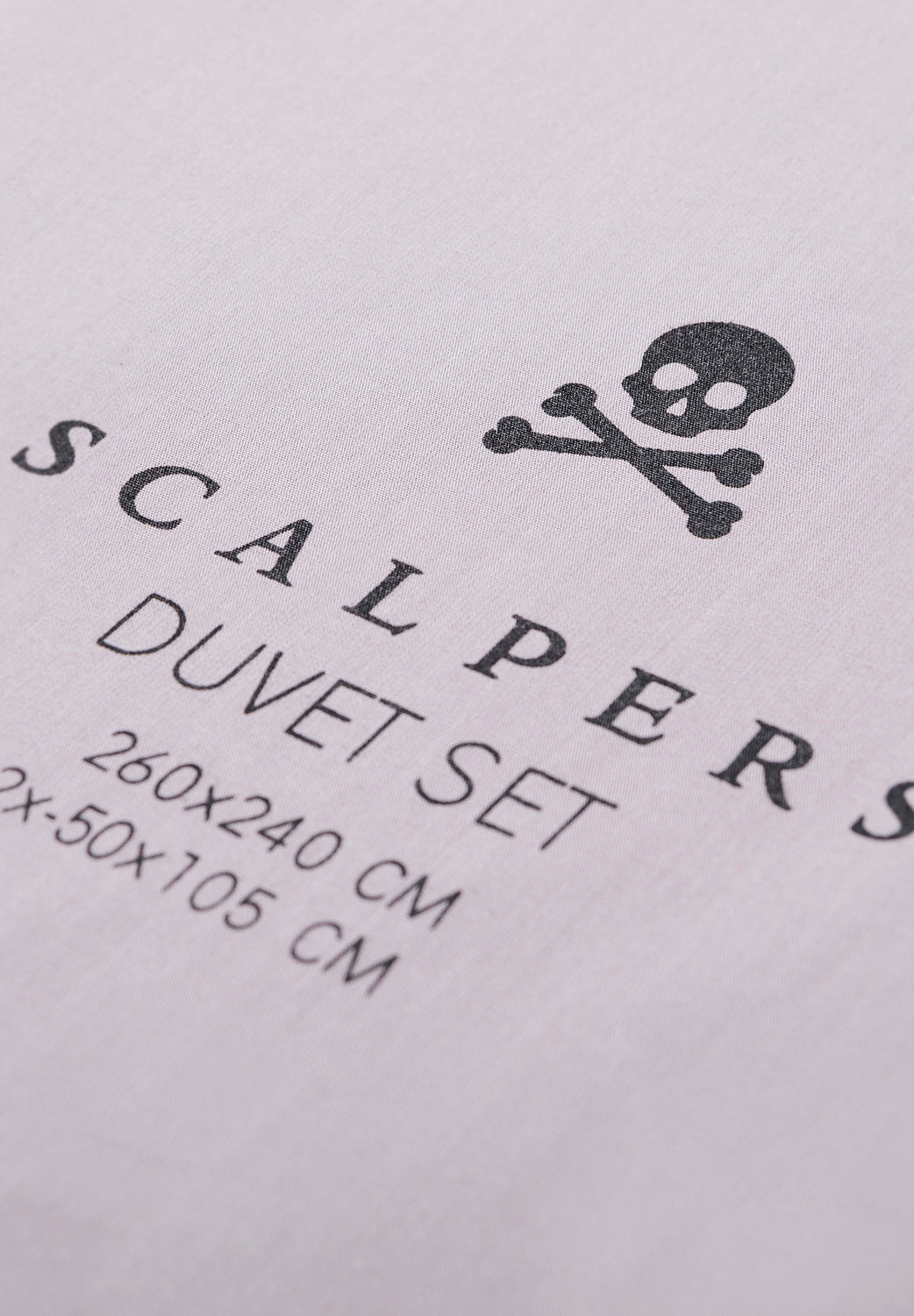 CAMA 180 CM | SET FUNDA NÓRDICA Y ALMOHADAS CALAVERAS - Scalpers
