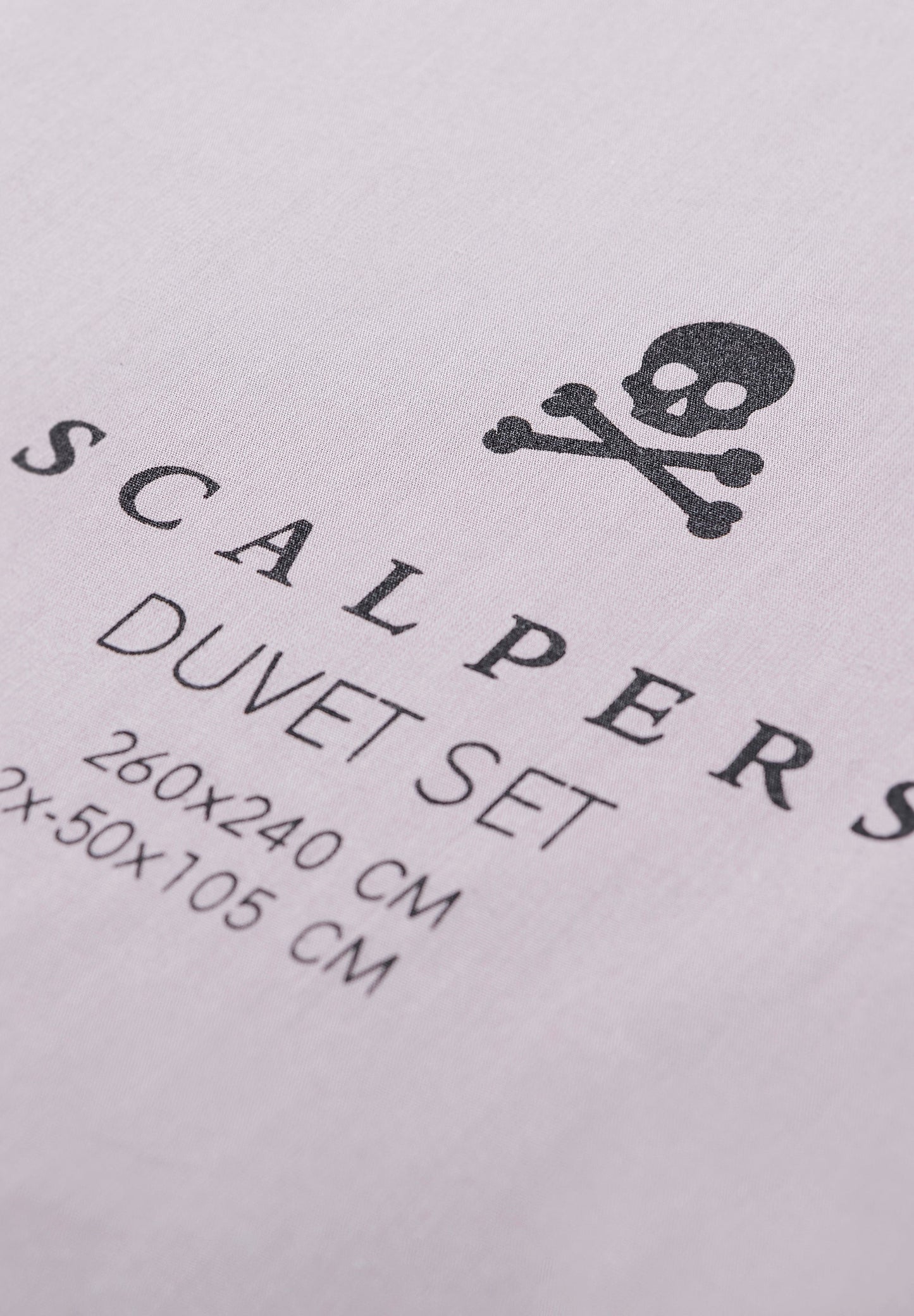 CAMA 180 CM | SET FUNDA NÓRDICA Y ALMOHADAS CALAVERAS - Scalpers