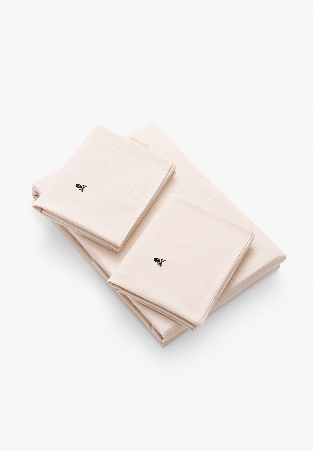 CAMA 150 CM | SÁBANA Y ALMOHADAS JASPEADAS - Scalpers