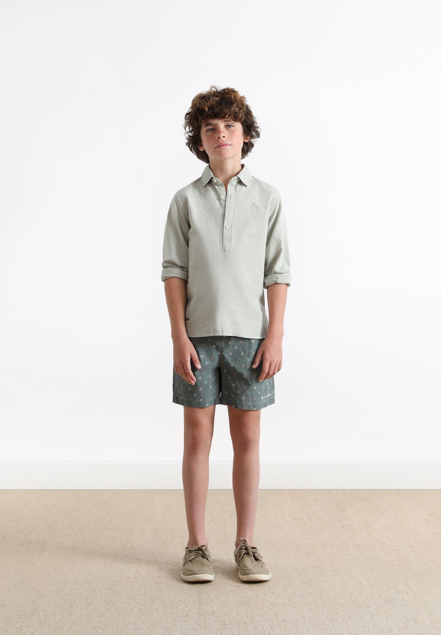 CALÇÕES DE BANHO COM LOGO ALL OVER PRINT