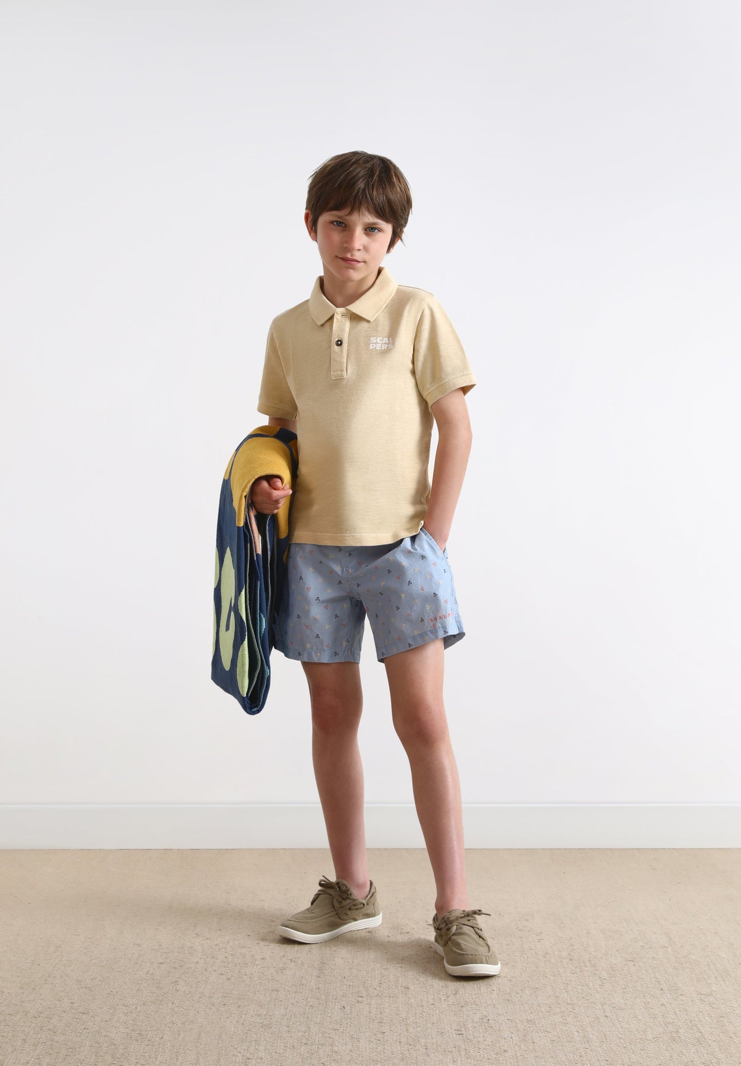 CALÇÕES DE BANHO COM LOGO ALL OVER PRINT