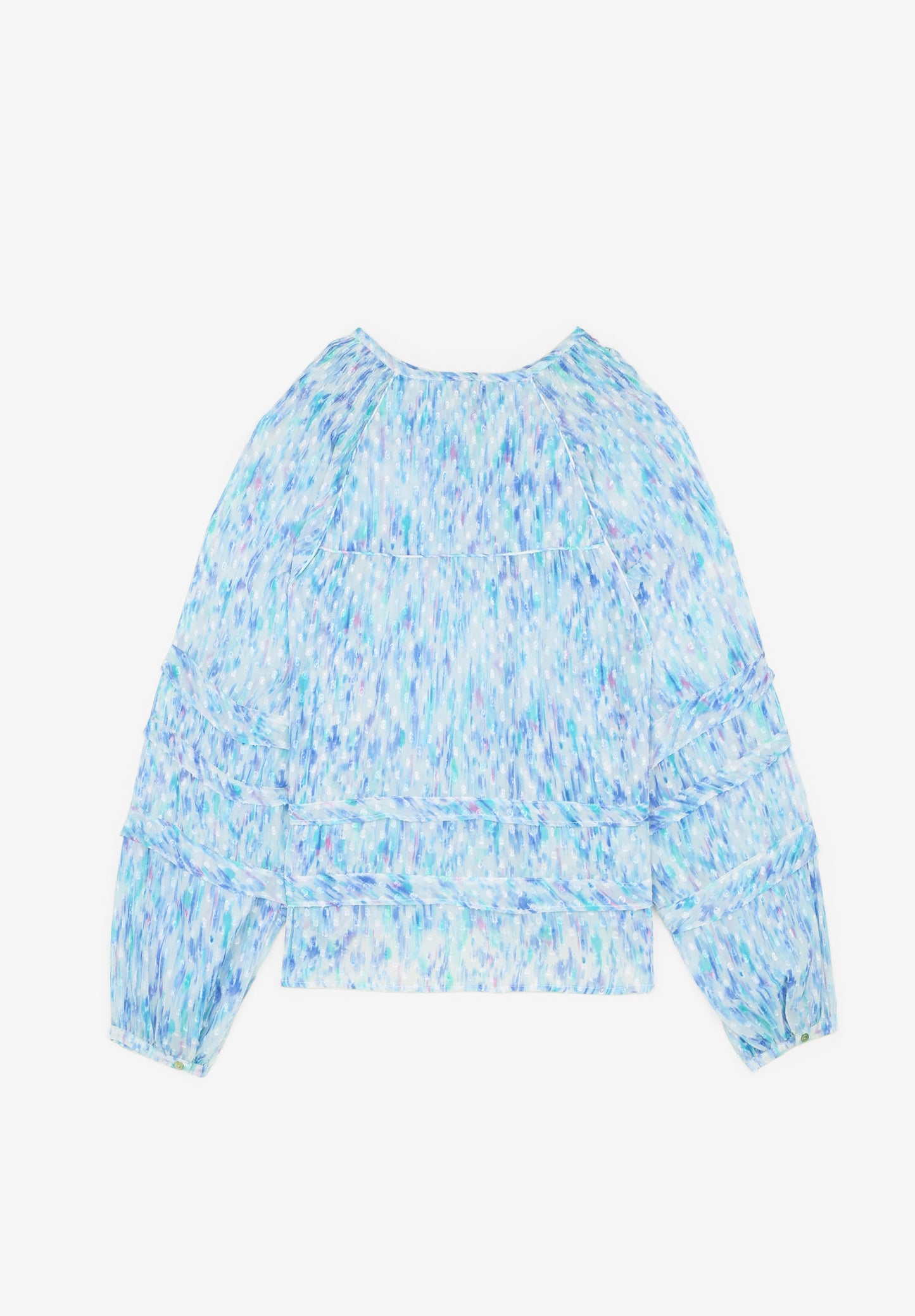 BLUSA COM PADRÃO DE PORMENORES