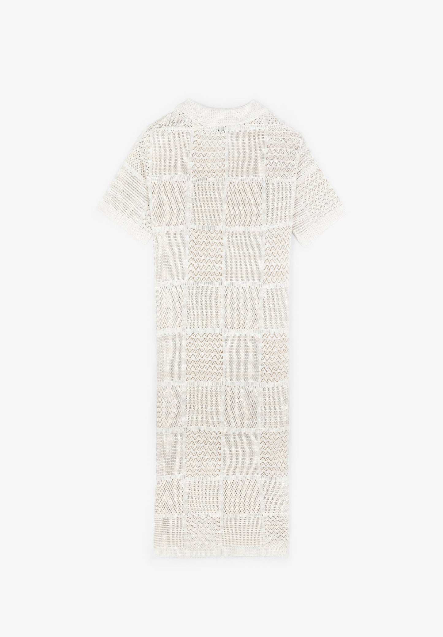 VESTIDO CROCHÉ MANGA CURTA