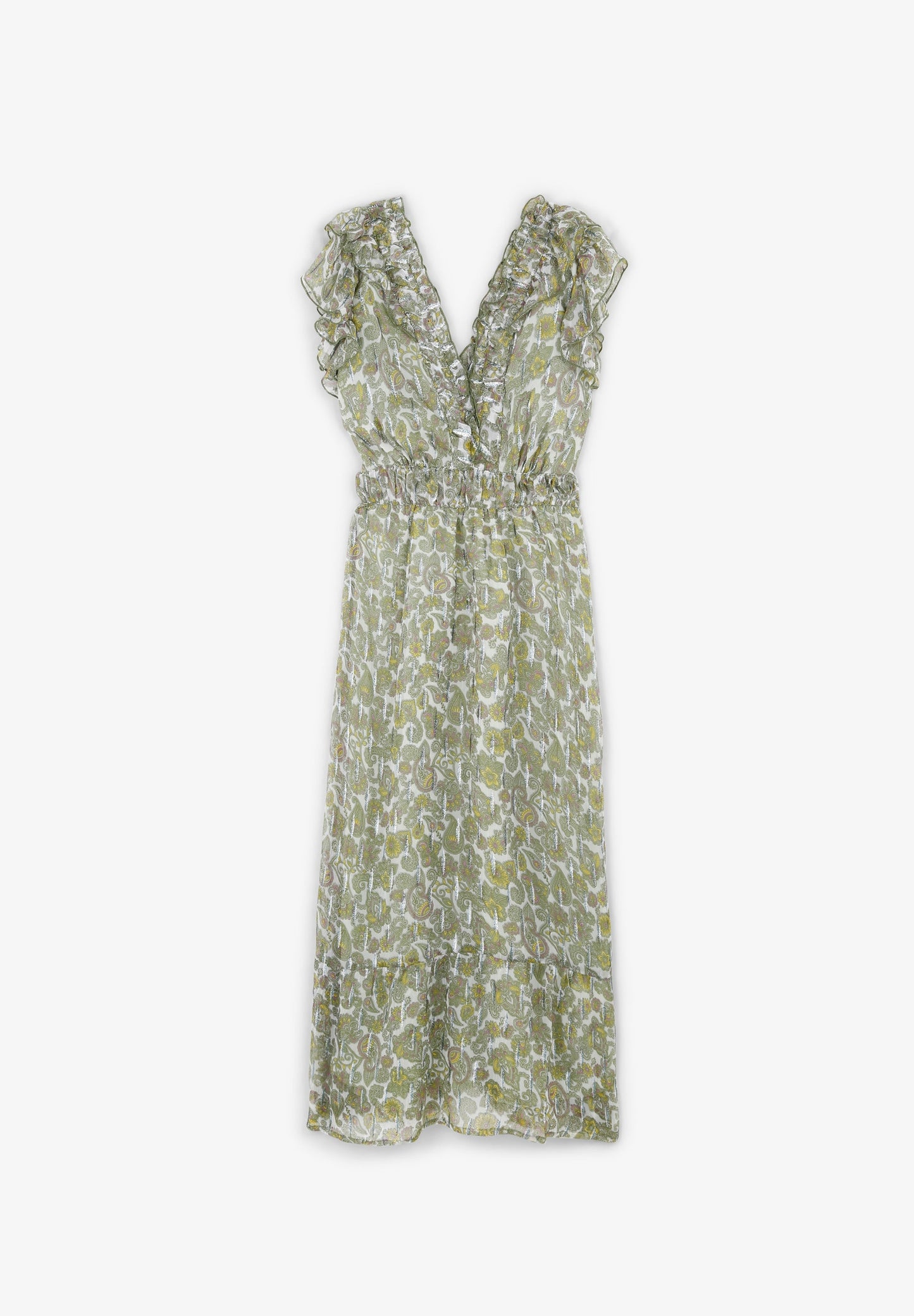 VESTIDO COM PADRÃO PAISLEY