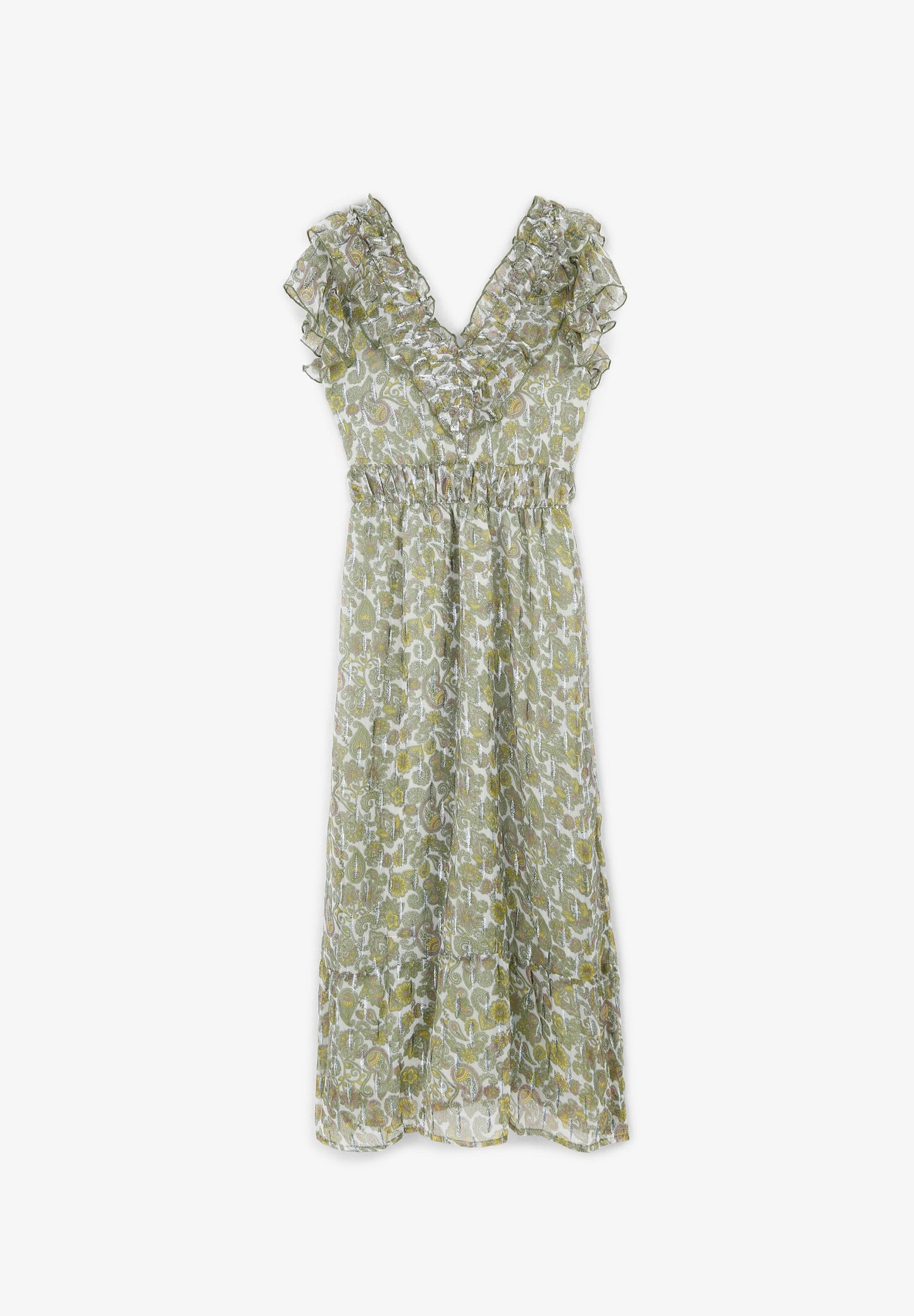 VESTIDO COM PADRÃO PAISLEY