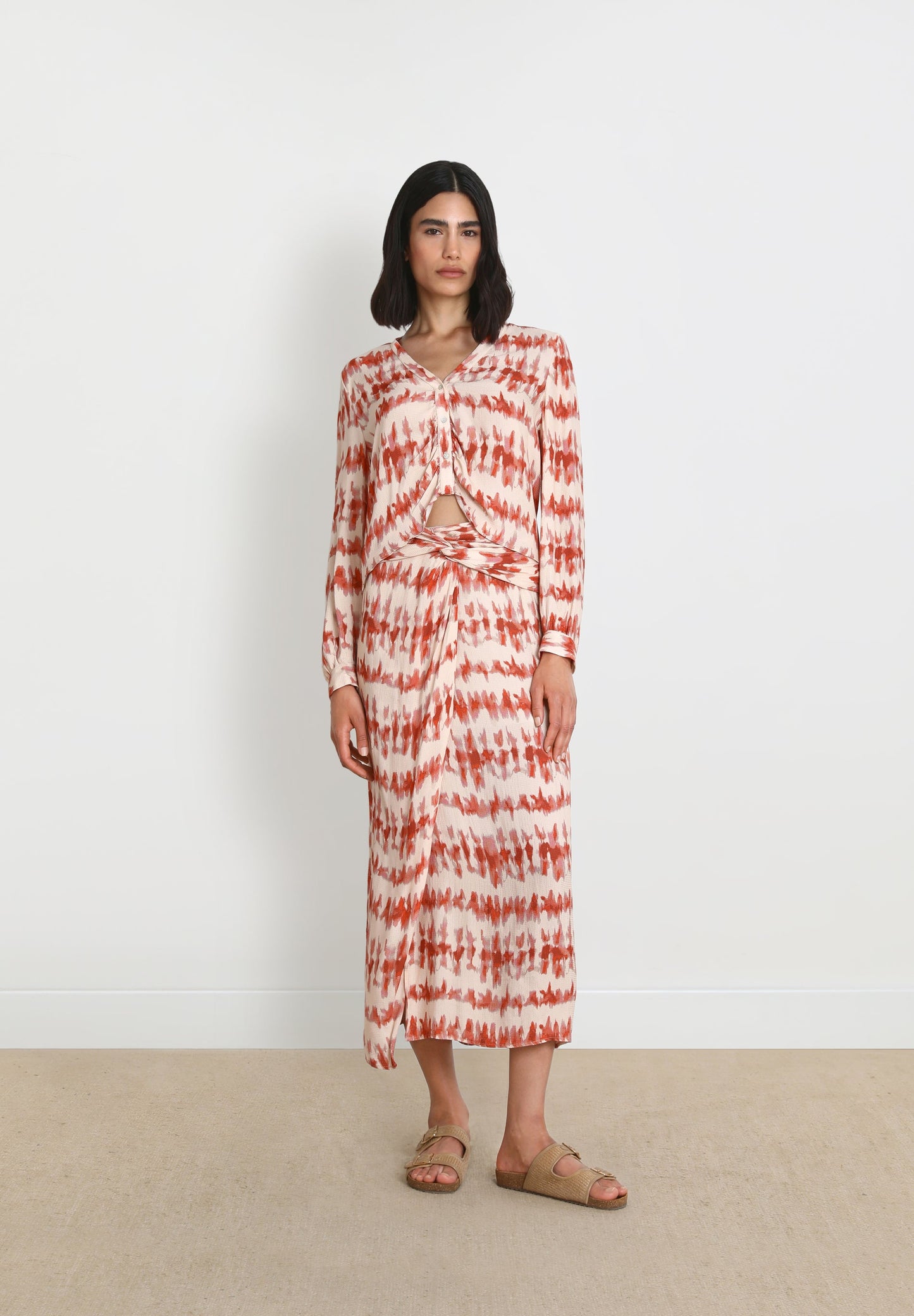 SAIA MIDI TIE-DYE