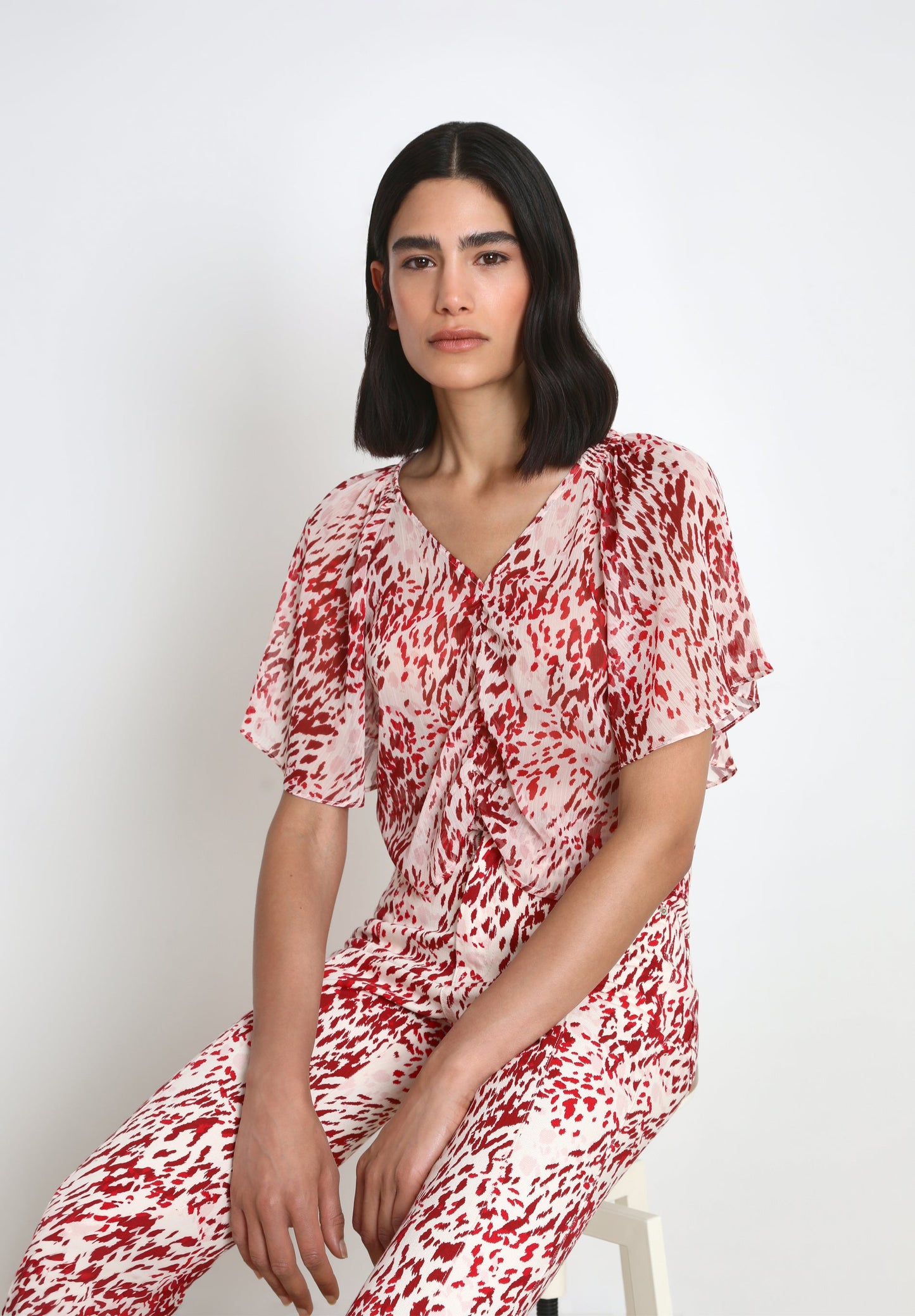 BLUSA DE MANGA FLUIDA