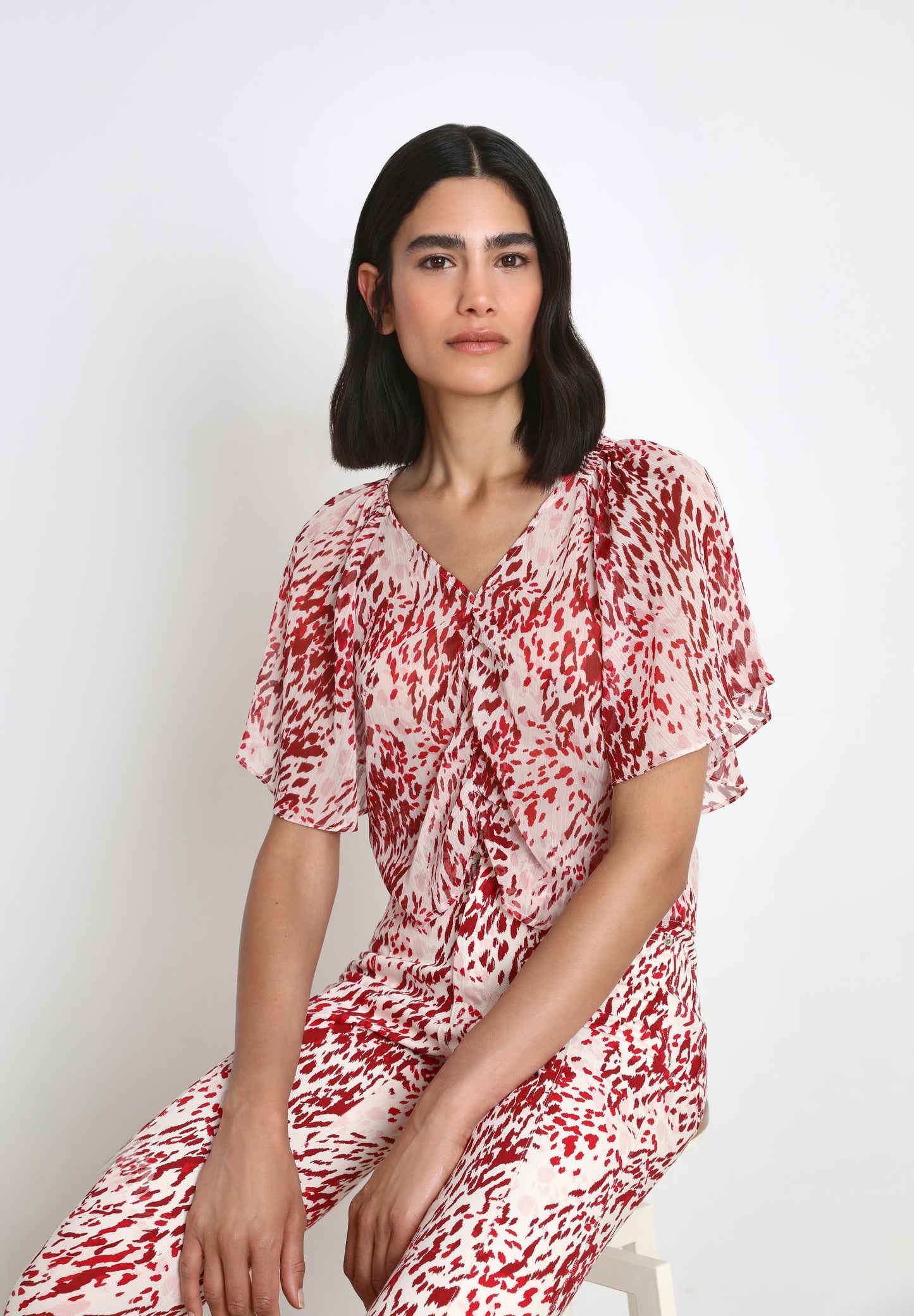 BLUSA DE MANGA FLUIDA