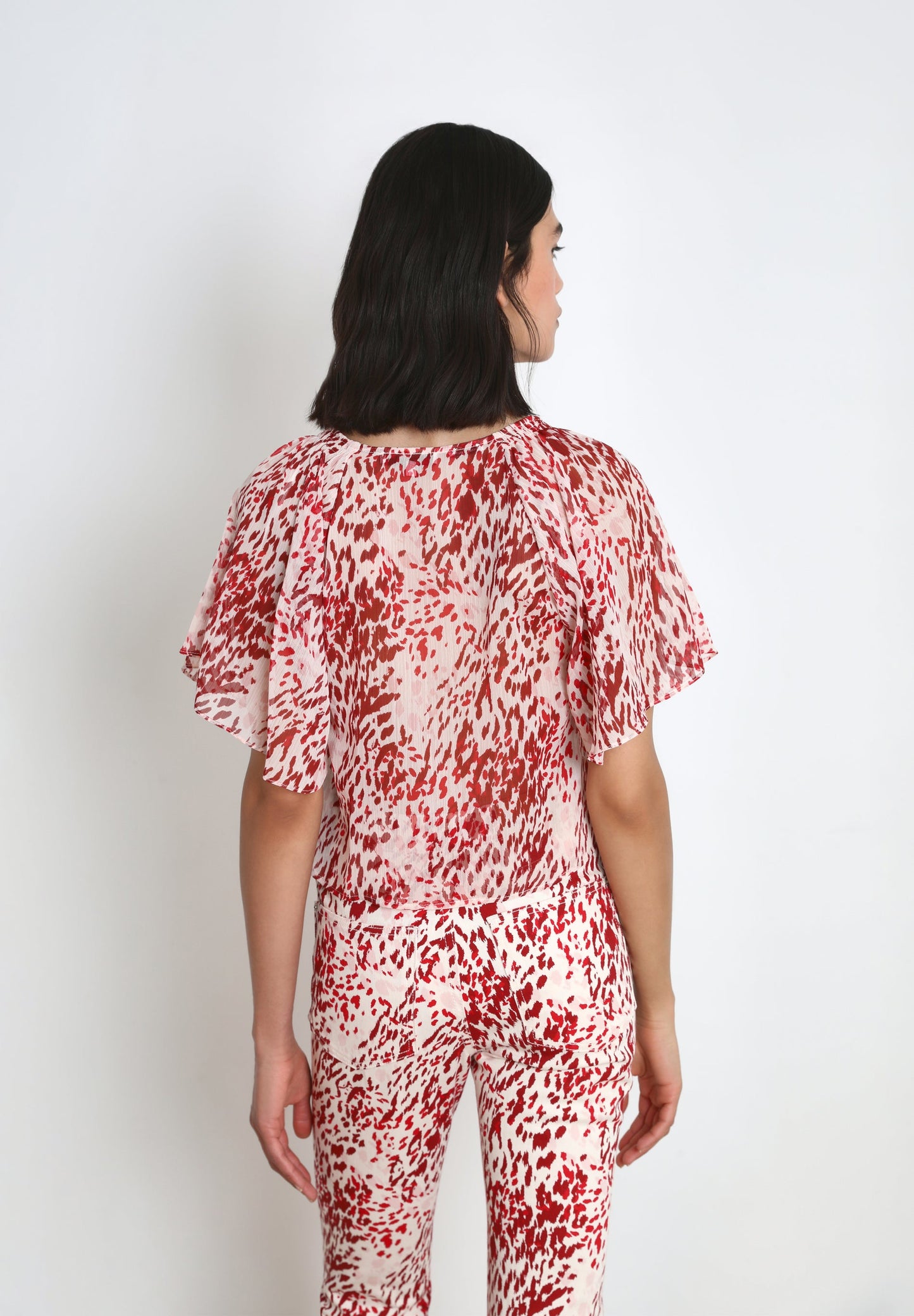 BLUSA DE MANGA FLUIDA