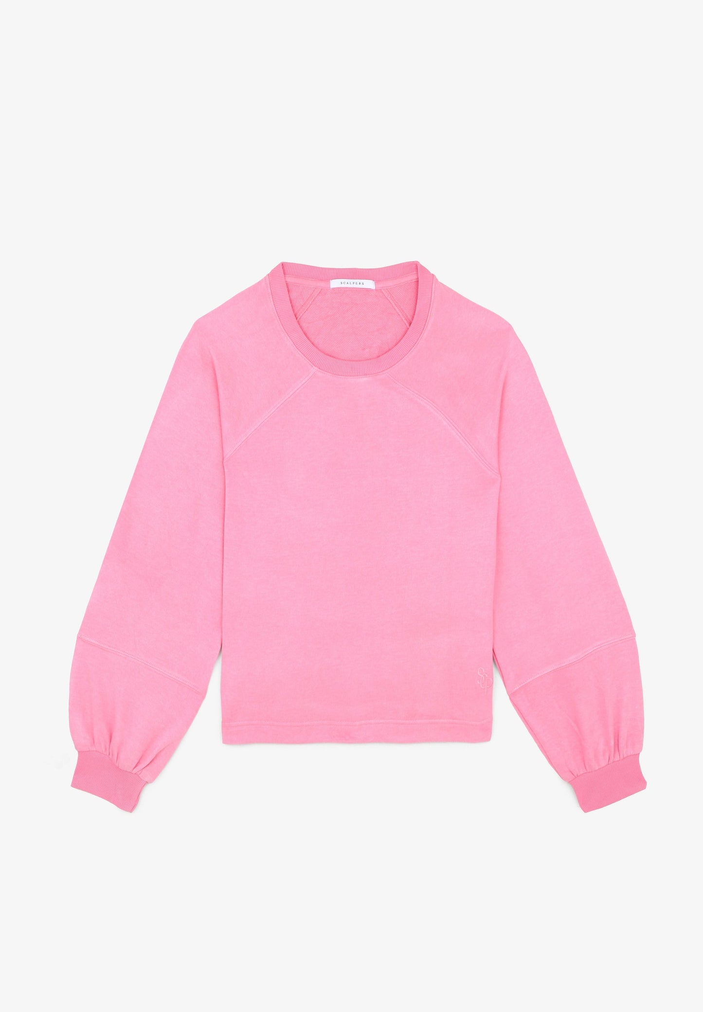 SWEATSHIRT DESBOTADA COM MANGA RAGLÃ