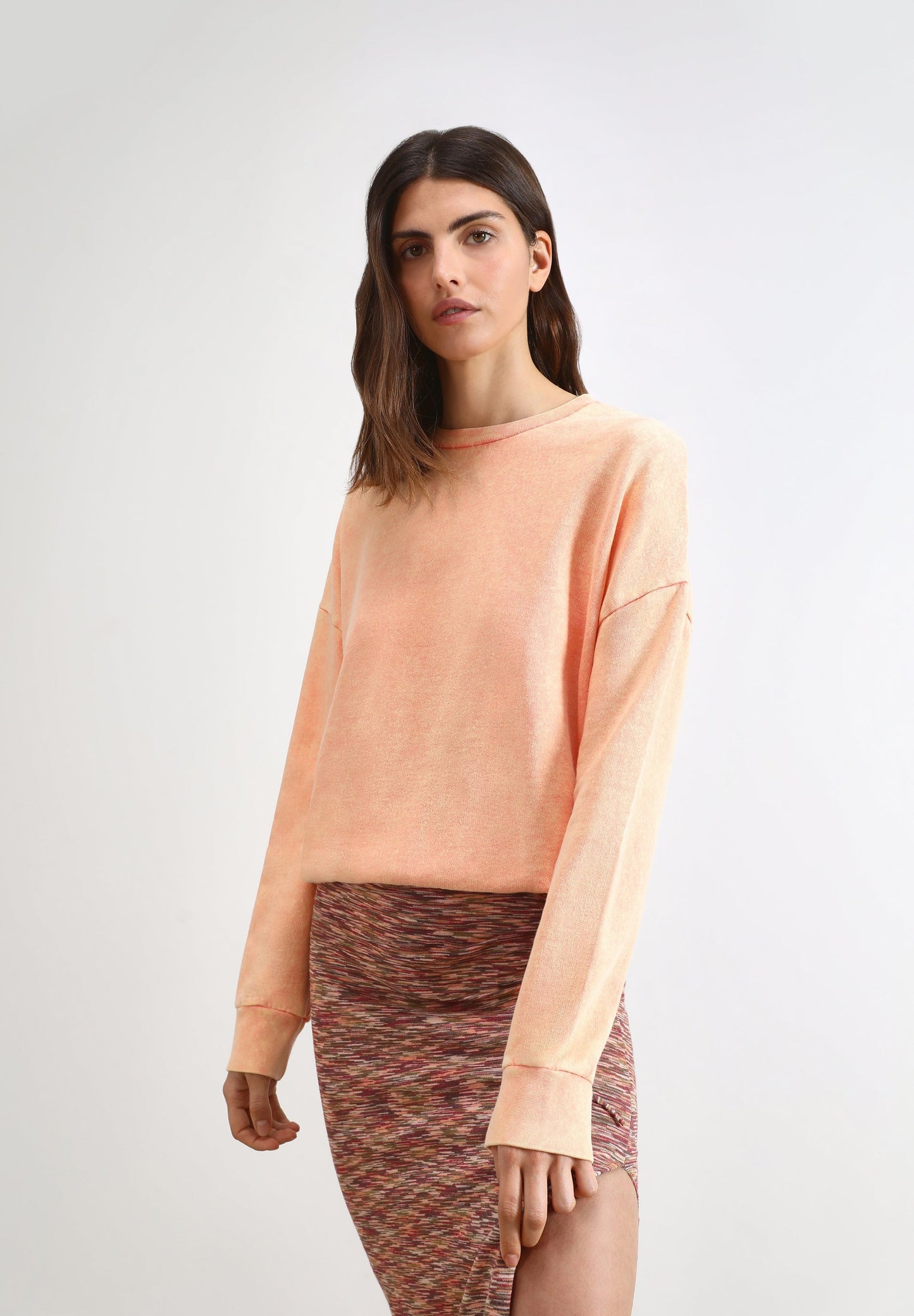 SWEATSHIRT DESBOTADA COM LOGO BRILLI