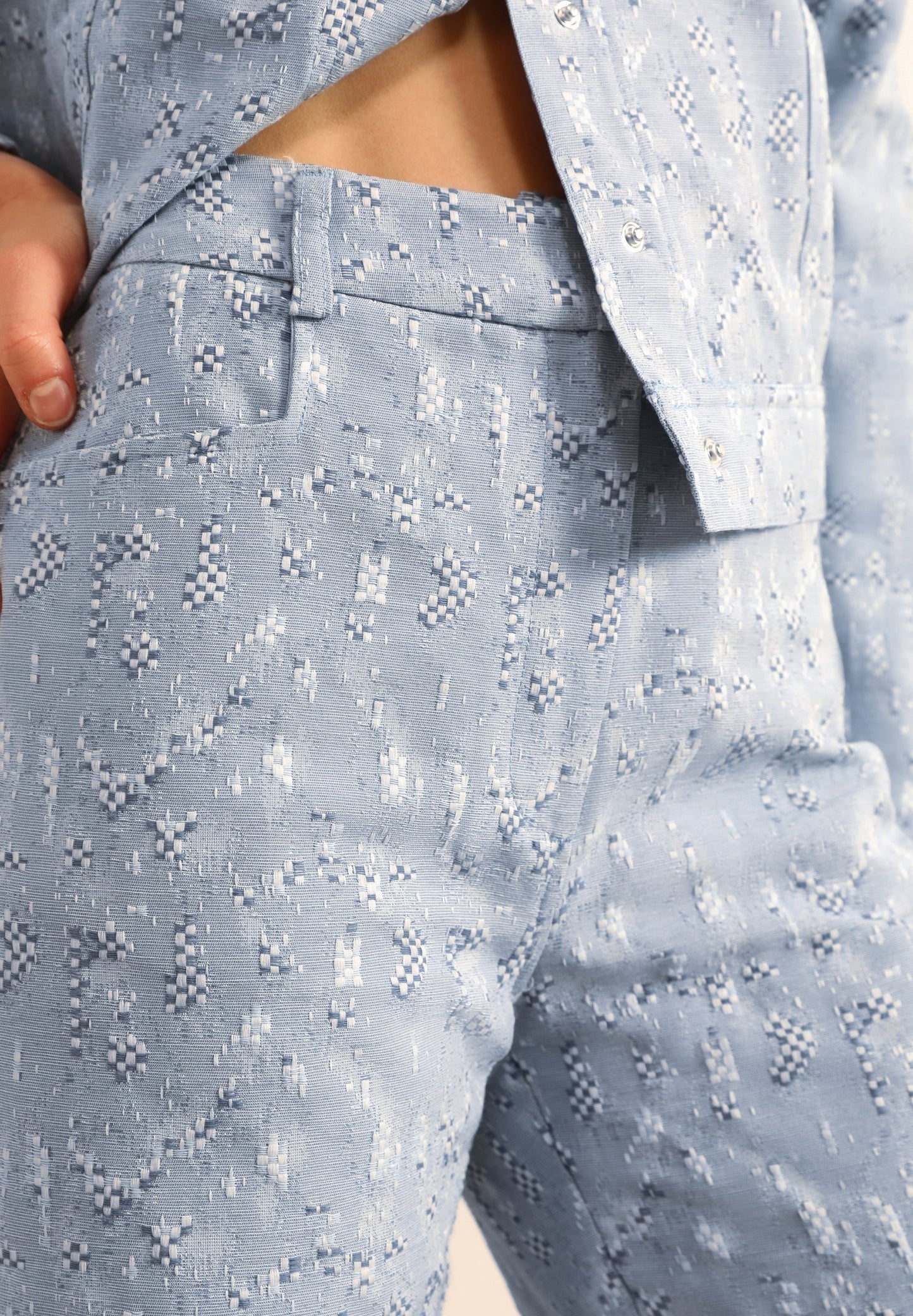 CALÇAS CULOTTES JACQUARD