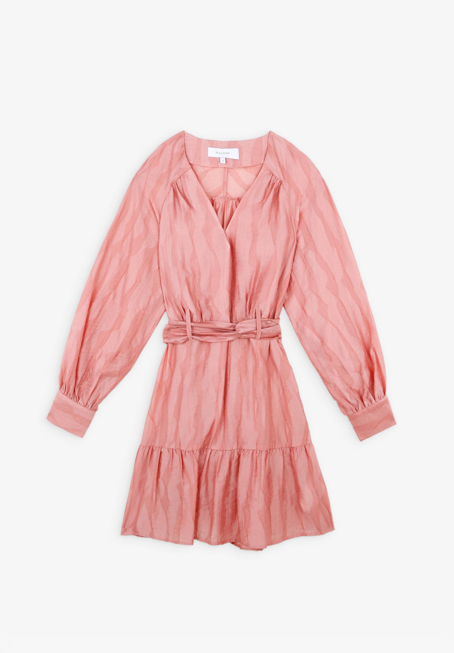 VESTIDO EM JACQUARD COM VOLUME