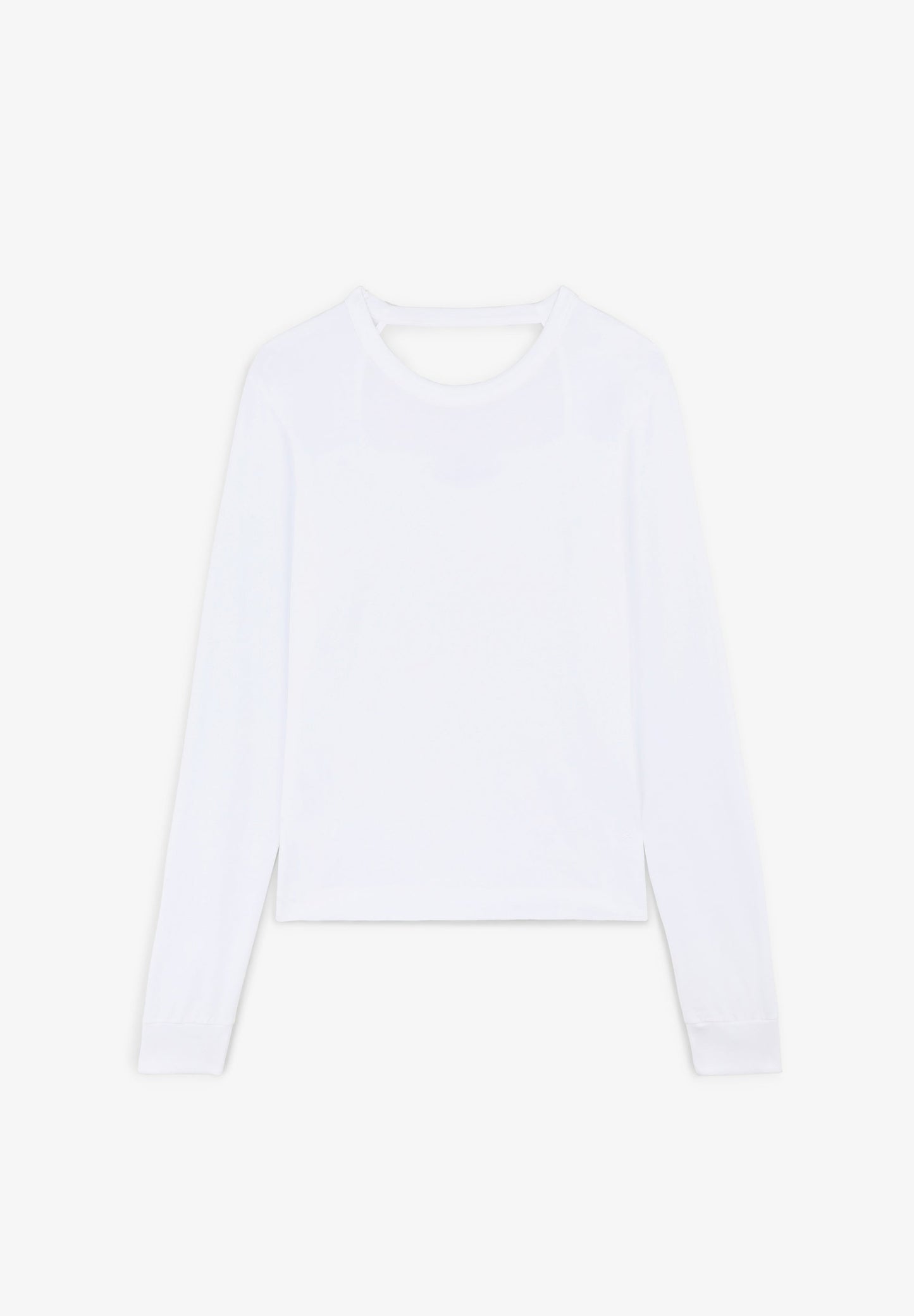 T-SHIRT COM ABERTURA ATRÁS