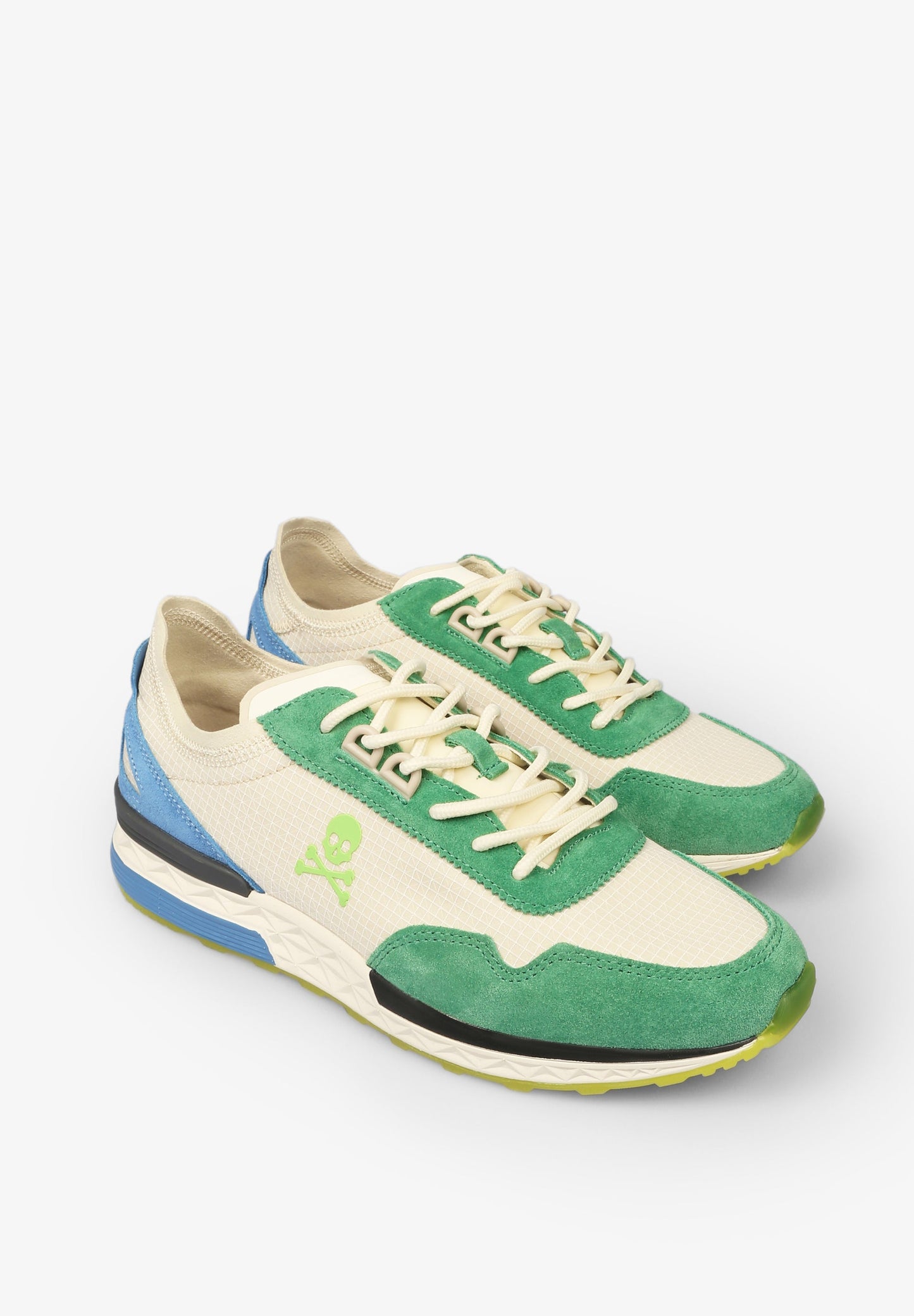 SAPATILHAS EM CAMURÇA TRICOLOR